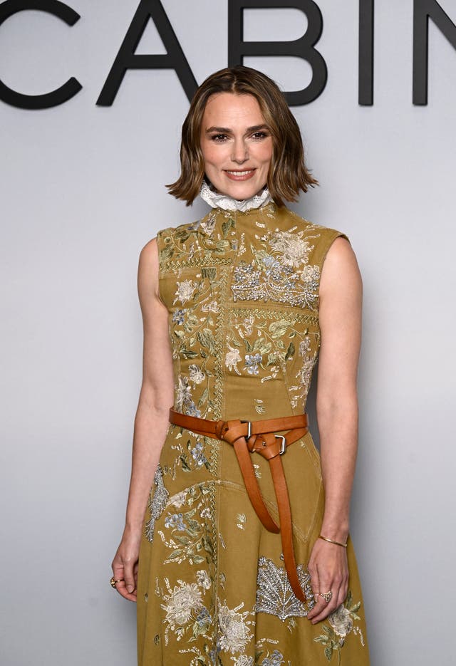 <p>Keira Knightley at ‘The Woman In Cabin 10’ special screening in London</p>