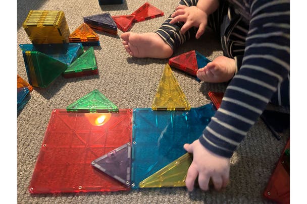 best gifts for two-year-olds indybest review Magna-Tiles clear 100 pieces set magnetic toy