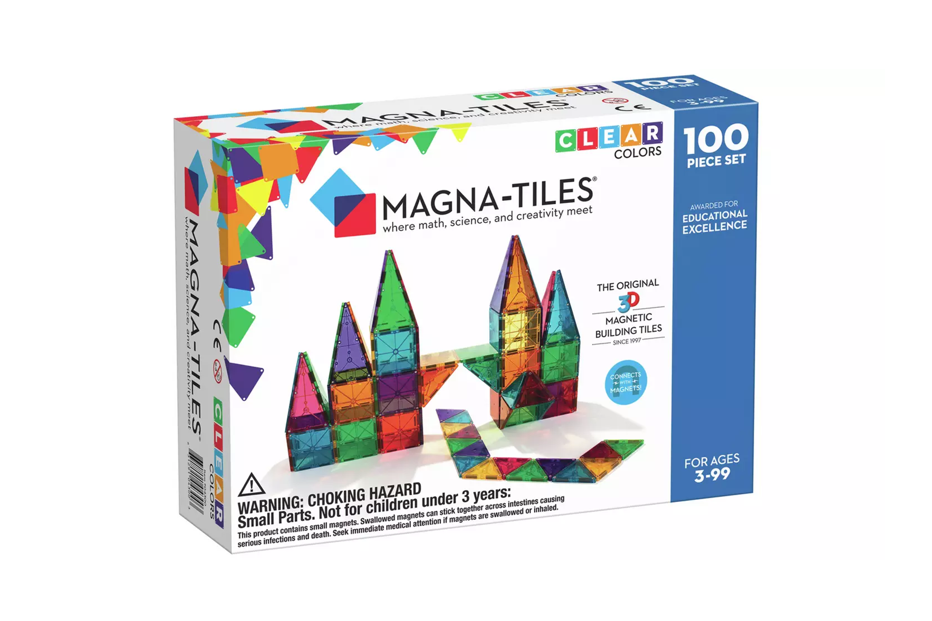 best gifts for two-year-olds indybest review Magna-Tiles clear 100 pieces set magnetic toy