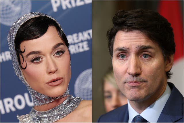 <p>The ‘Firework’ singer and the former Canadian PM have confirmed they are dating</p>