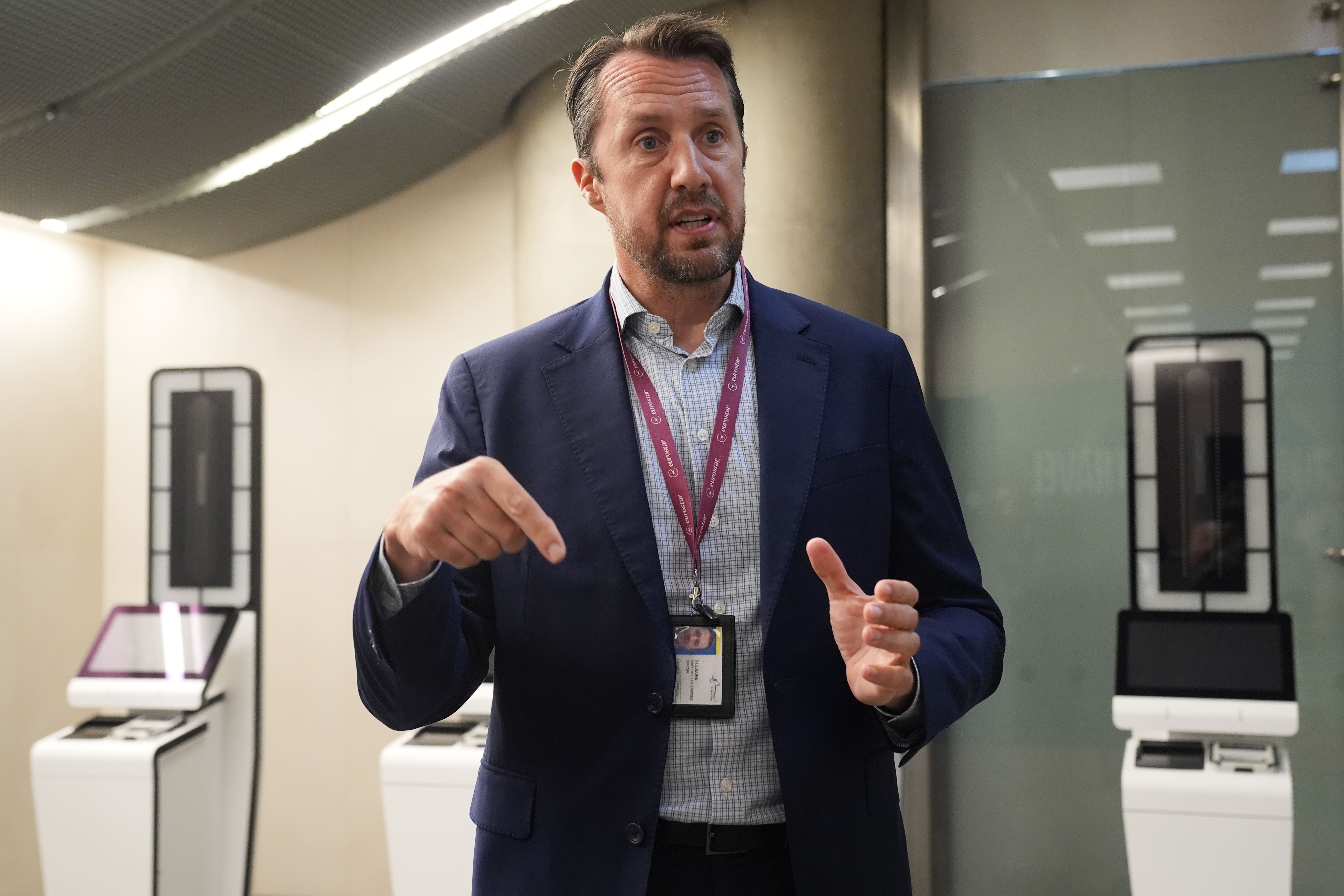 Simon Lejeune, the cross-Channel train operator’s chief safety and stations officer, told peers that some passengers are being processed through the Entry Exit System (EES) in 50 seconds (PA)