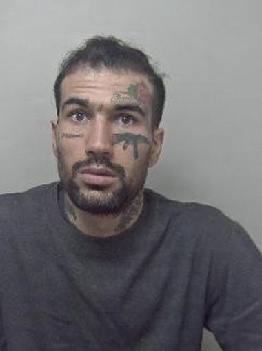 Khan has an AK-47 face tattoo and displayed a ‘love of guns’, in Farage’s words