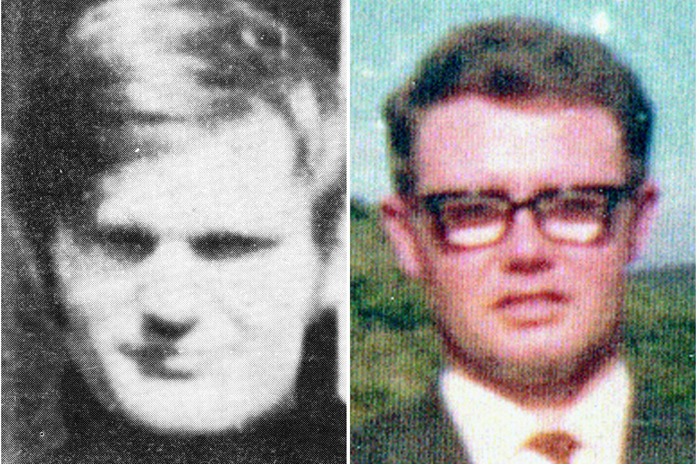 James Wray (left) and William McKinney died on Bloody Sunday (PA)