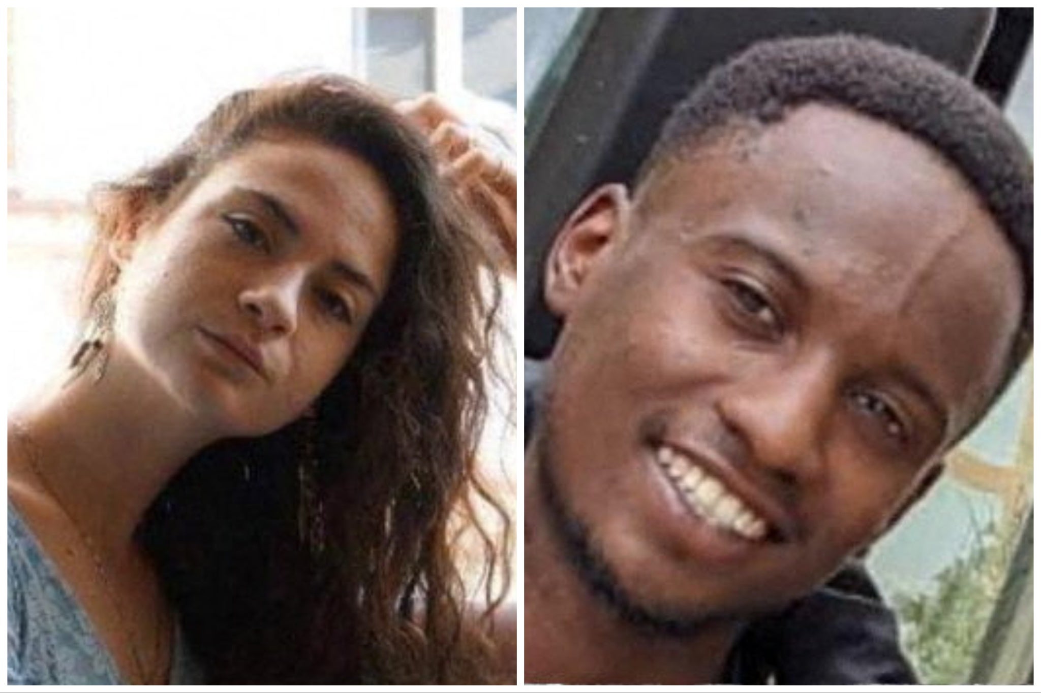 Inbar Hayman, 27, (left) and Joshua Loitu Mollel, 21, (right)