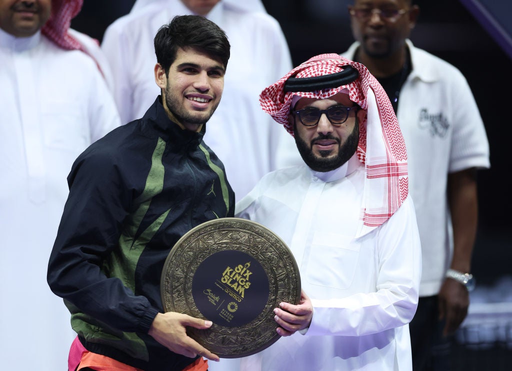 Carlos Alcaraz is set to return from injury at the Six Kings Slam