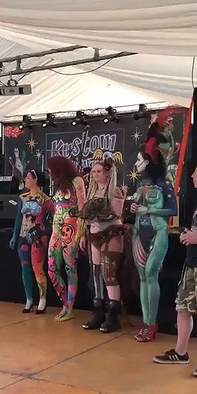 A core part of the NHS case was based on a series of videos showing Burnell-Chambers working as a body paint artist and model at a series of conventions and festivals around the UK