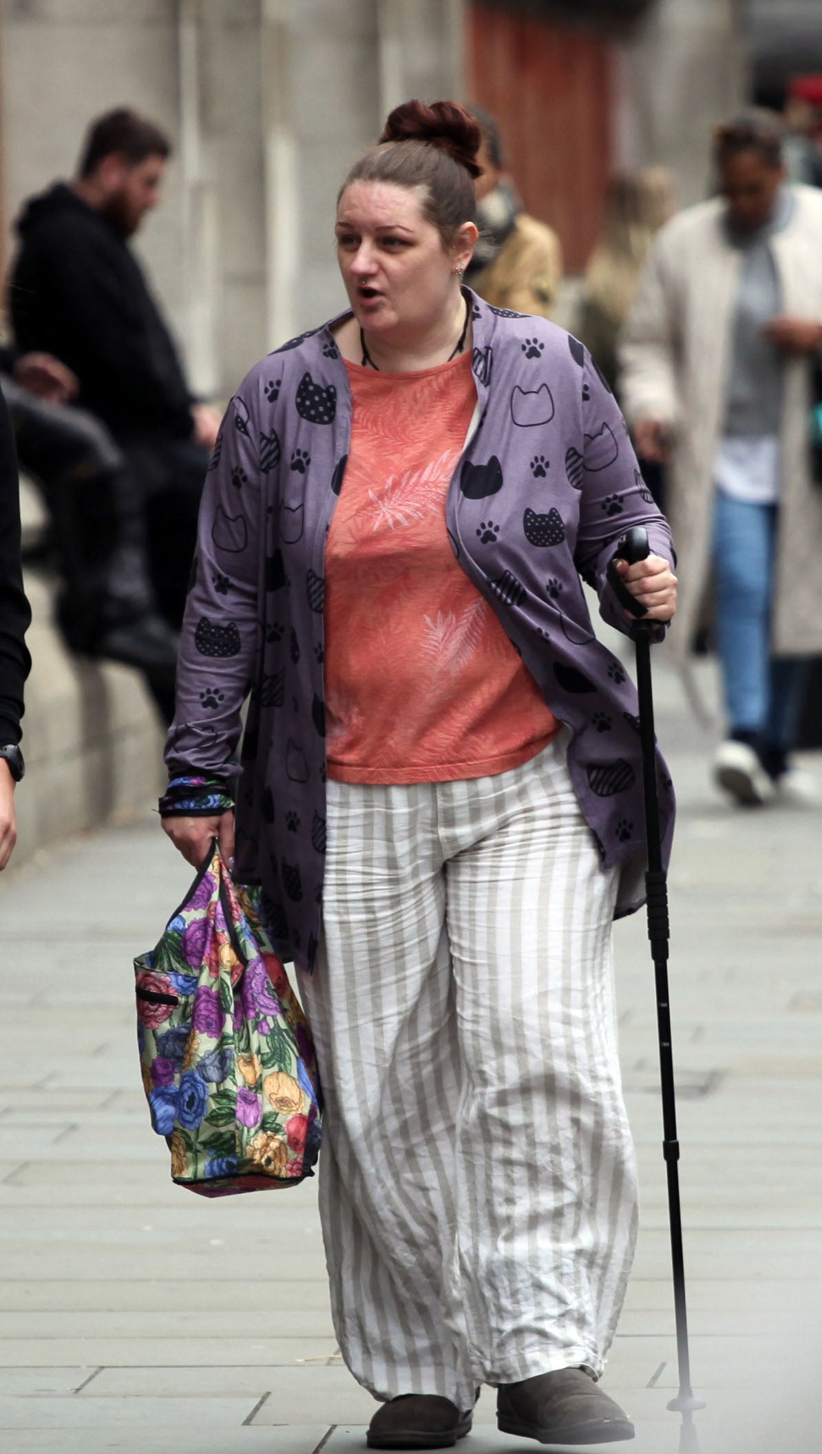 Kae Burnell-Chambers outside the High Court