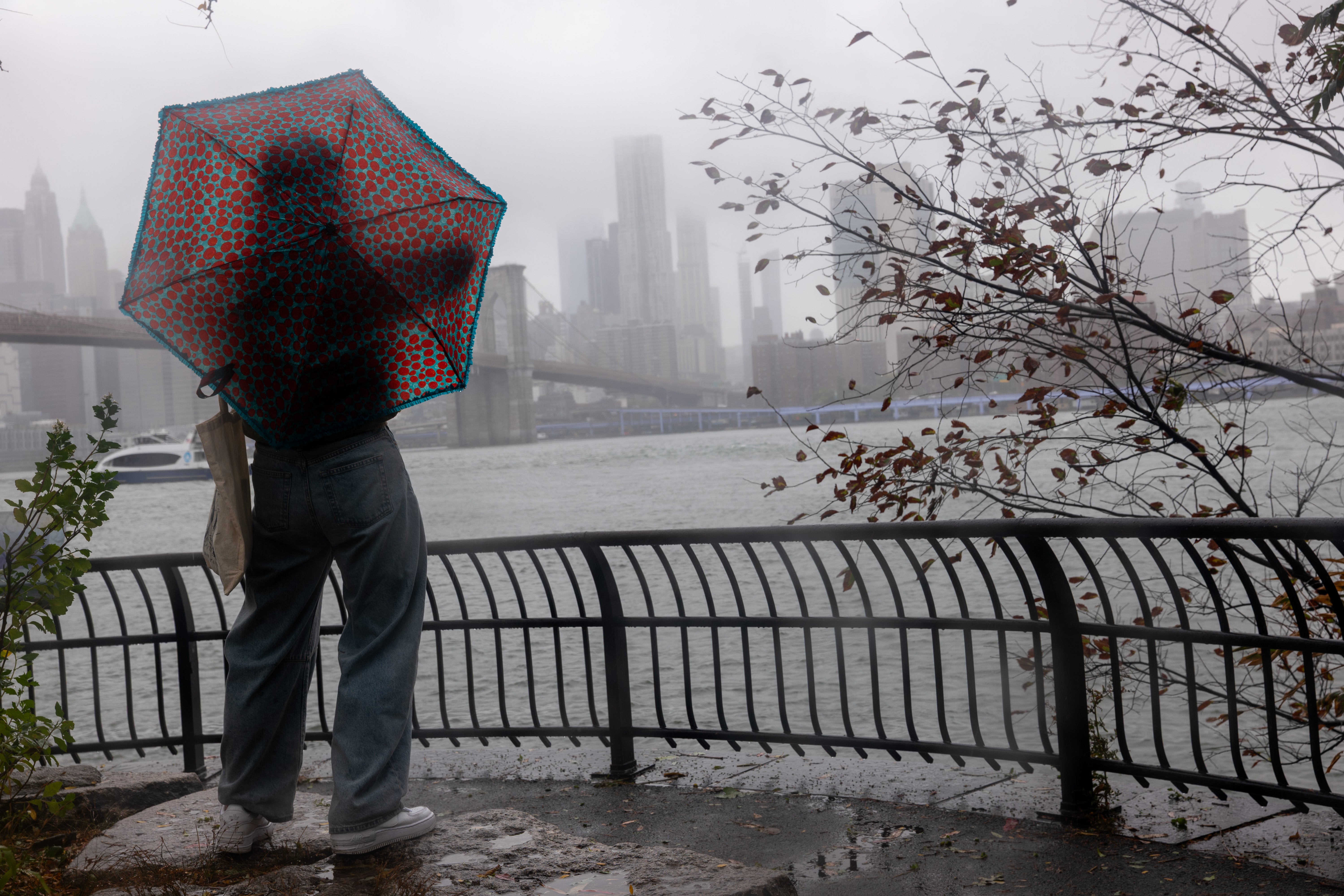 The incident took place as much of the East Coast was under a state of emergency due to the weather.