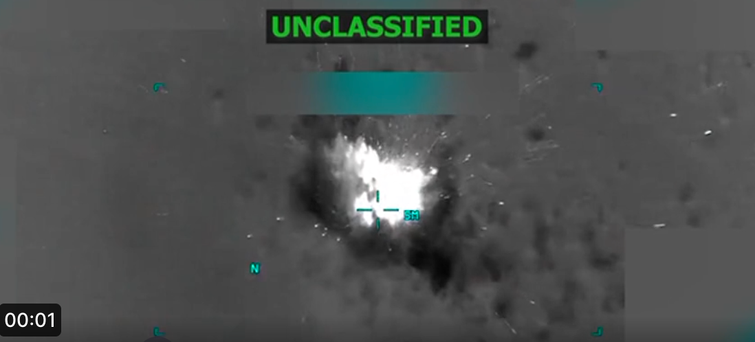 President Donald Trump said Tuesday that the U.S. carried out a strike on a small boat he claims was trafficking narcotics in the Caribbean