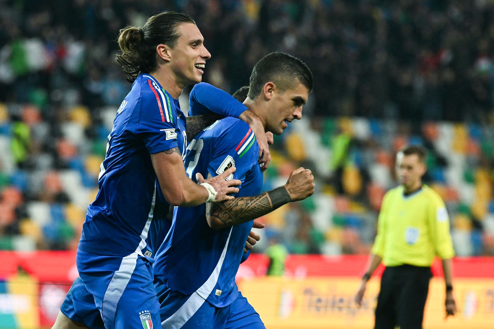 Gianluca Mancini scored a late header for Italy to cap off a victorious night over Israel