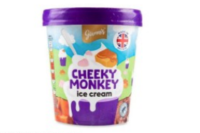 The supermarket is recalling Gianni’s Cheeky Monkey Ice Cream because it contains wheat, which was not listed on the tub.