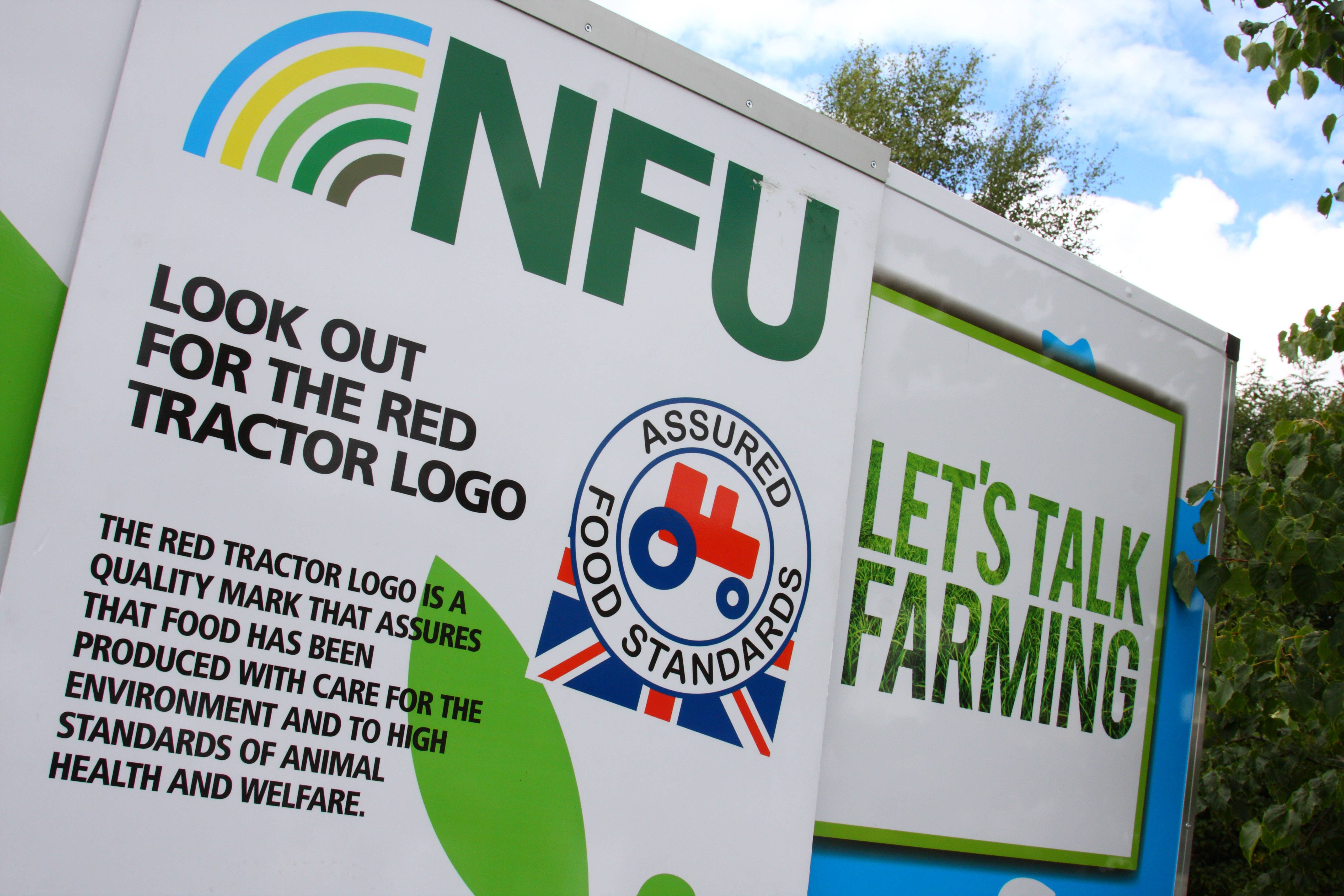 The Red Tractor ad was banned following a complaint by a green group (Alamy/PA)