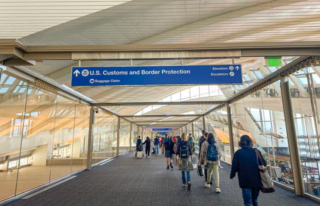 <p>Social scrutiny: Arrivals at Los Angeles International and other gateways will need to provide details of social media use in advance</p>