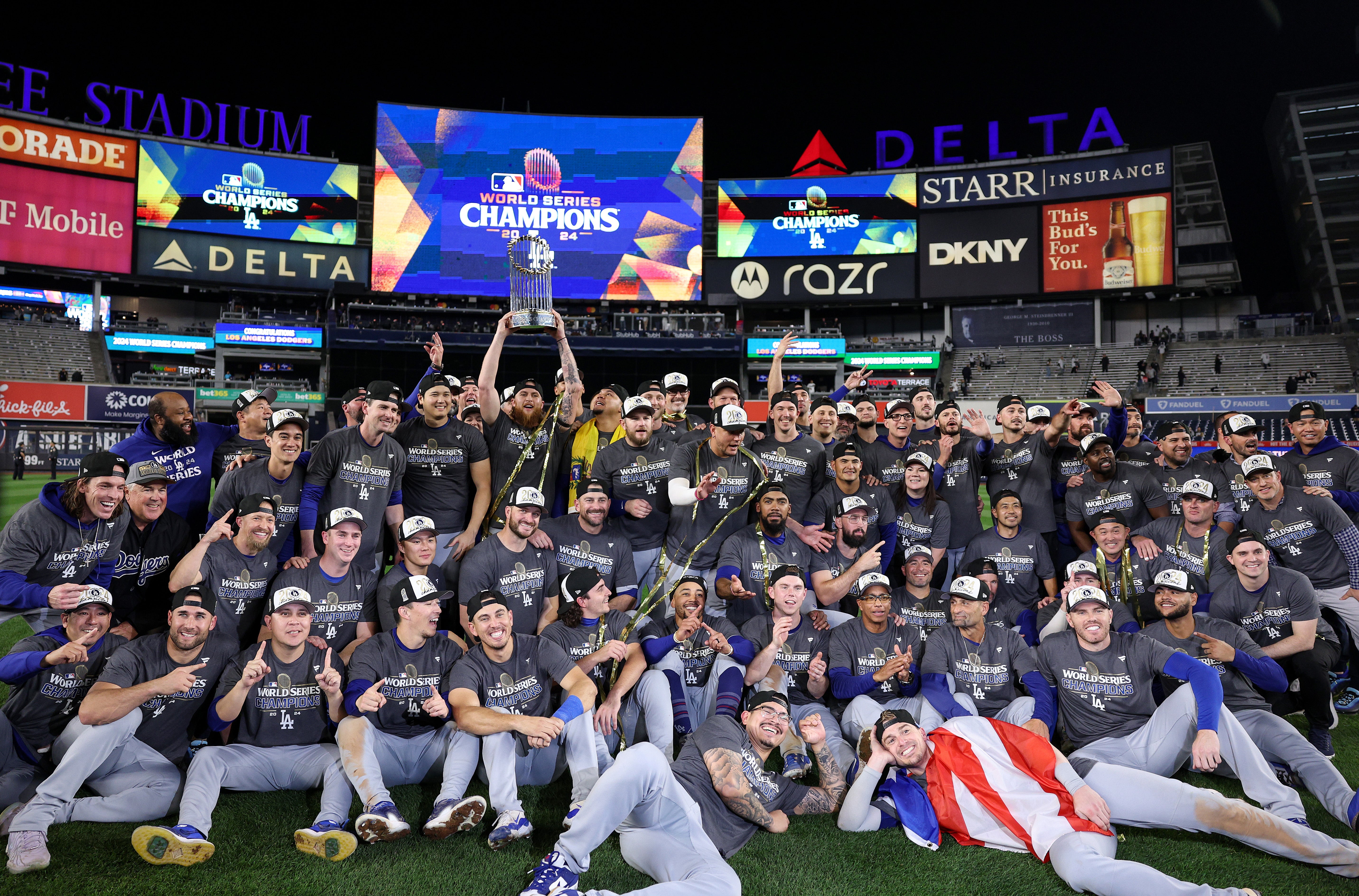 The LA Dodgers are the reigning World Series champions after defeating the New York Yankees in October 2024