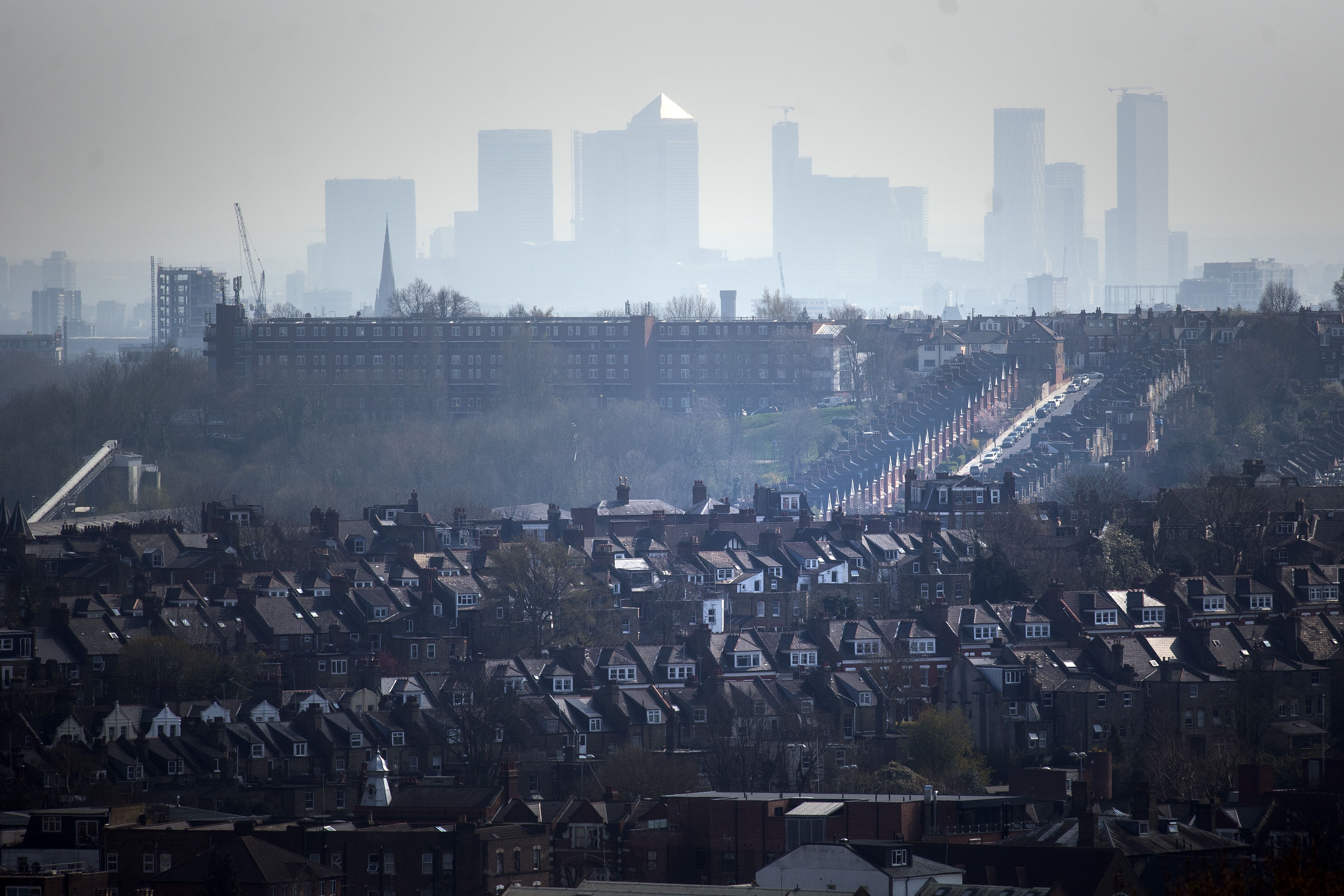 The Canary Wharf skyline (Victoria Jones/PA)