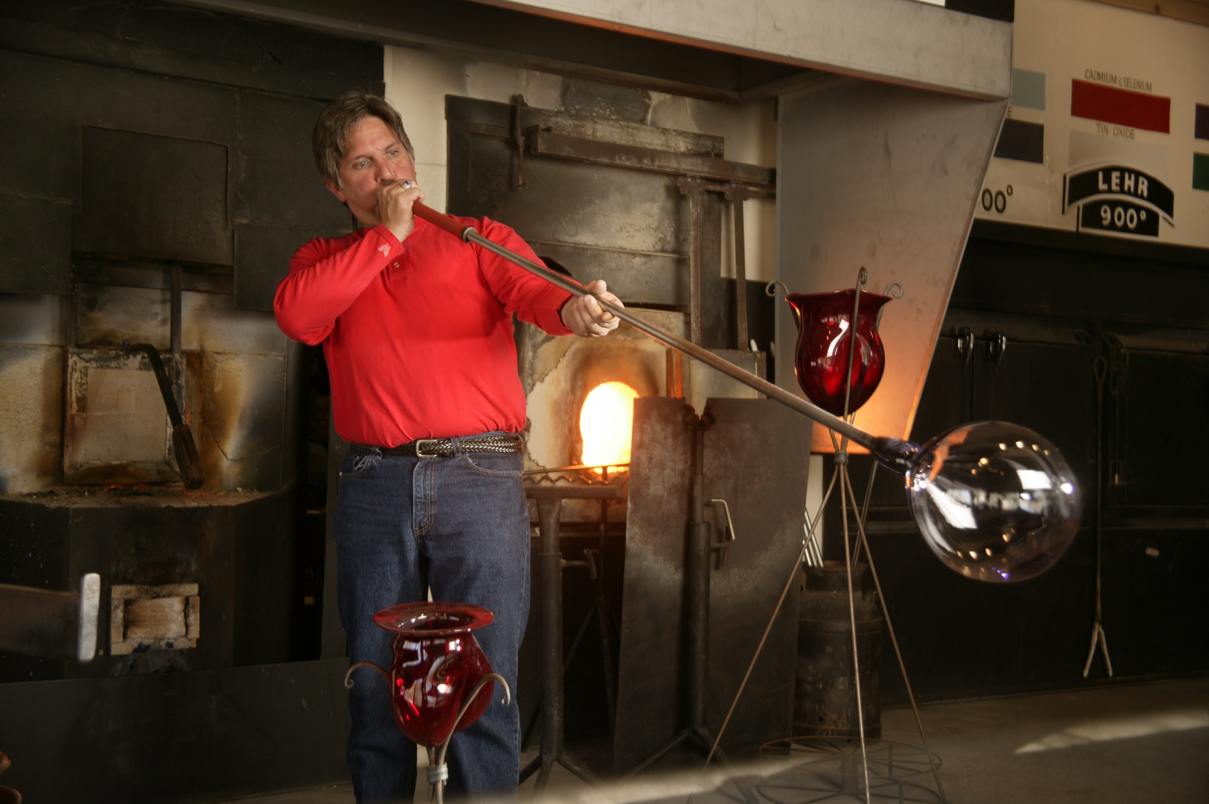At Dollywood, watching artisans showcasing traditional crafts, such as glassblowing, is covered by the general admission ticket