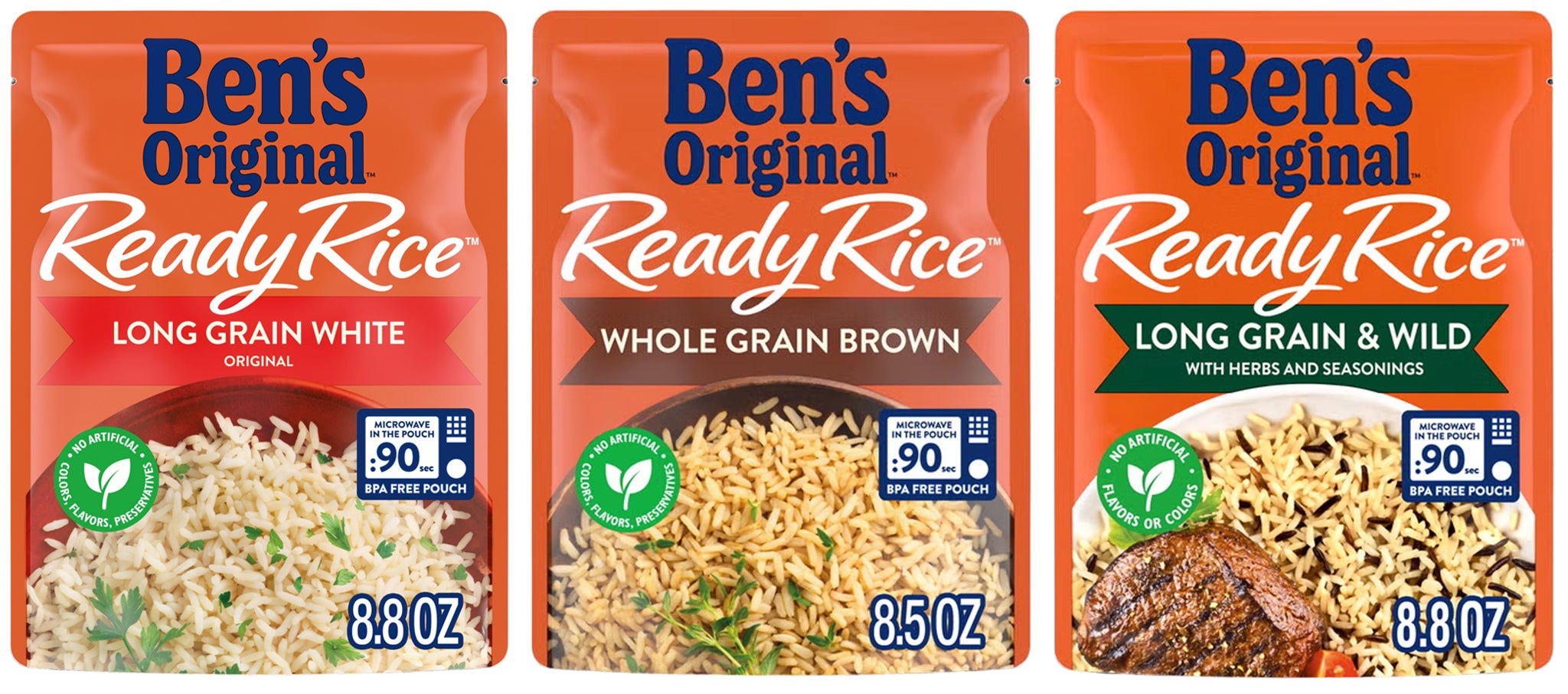 Ben’s Original Long Grain White, Whole Grain Brown, and Long Grain & Wild Ready Rice products were recalled