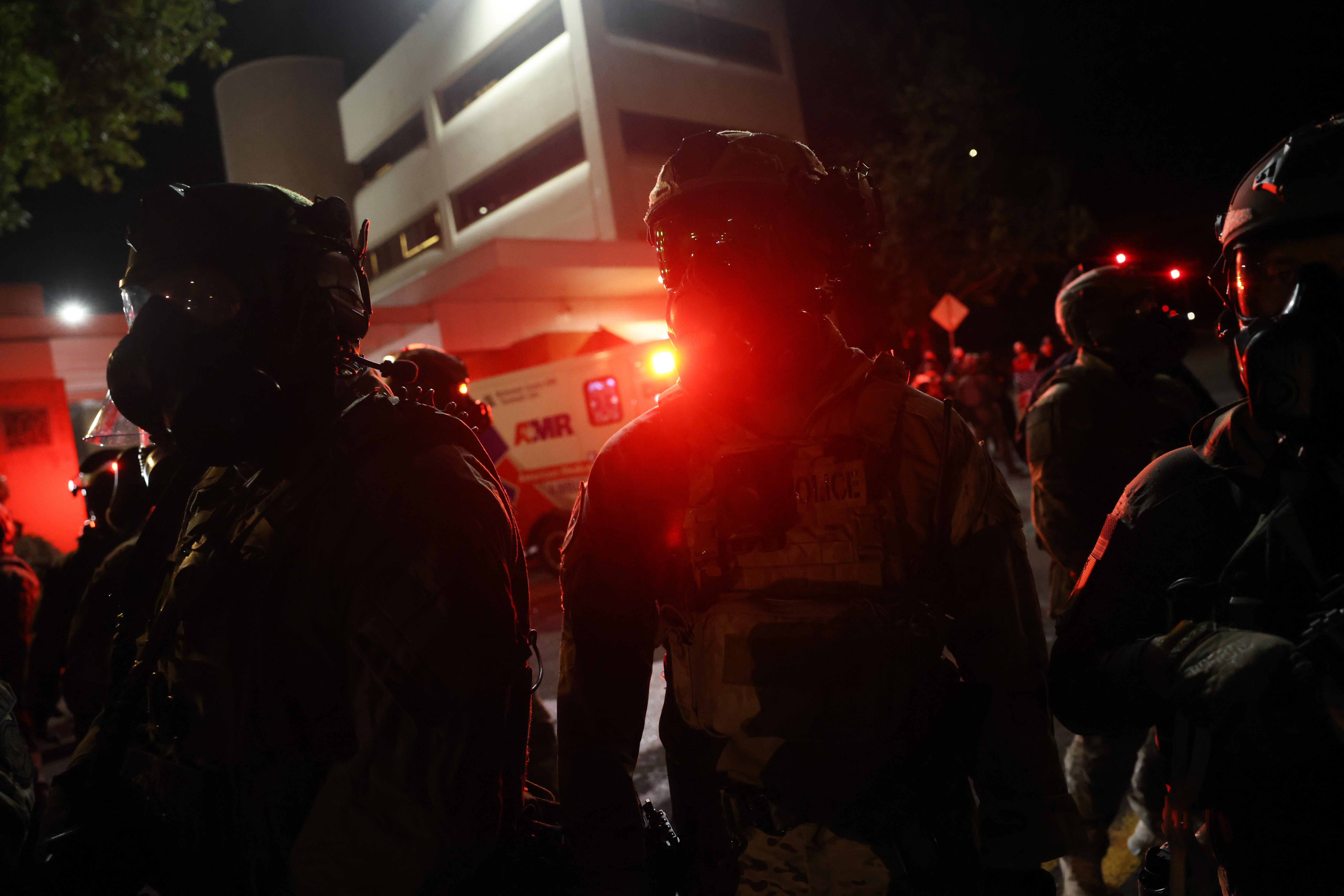 Federal agents blocked an ambulance from transporting an injured protester to the hospital for roughly 10 minutes, according to reports