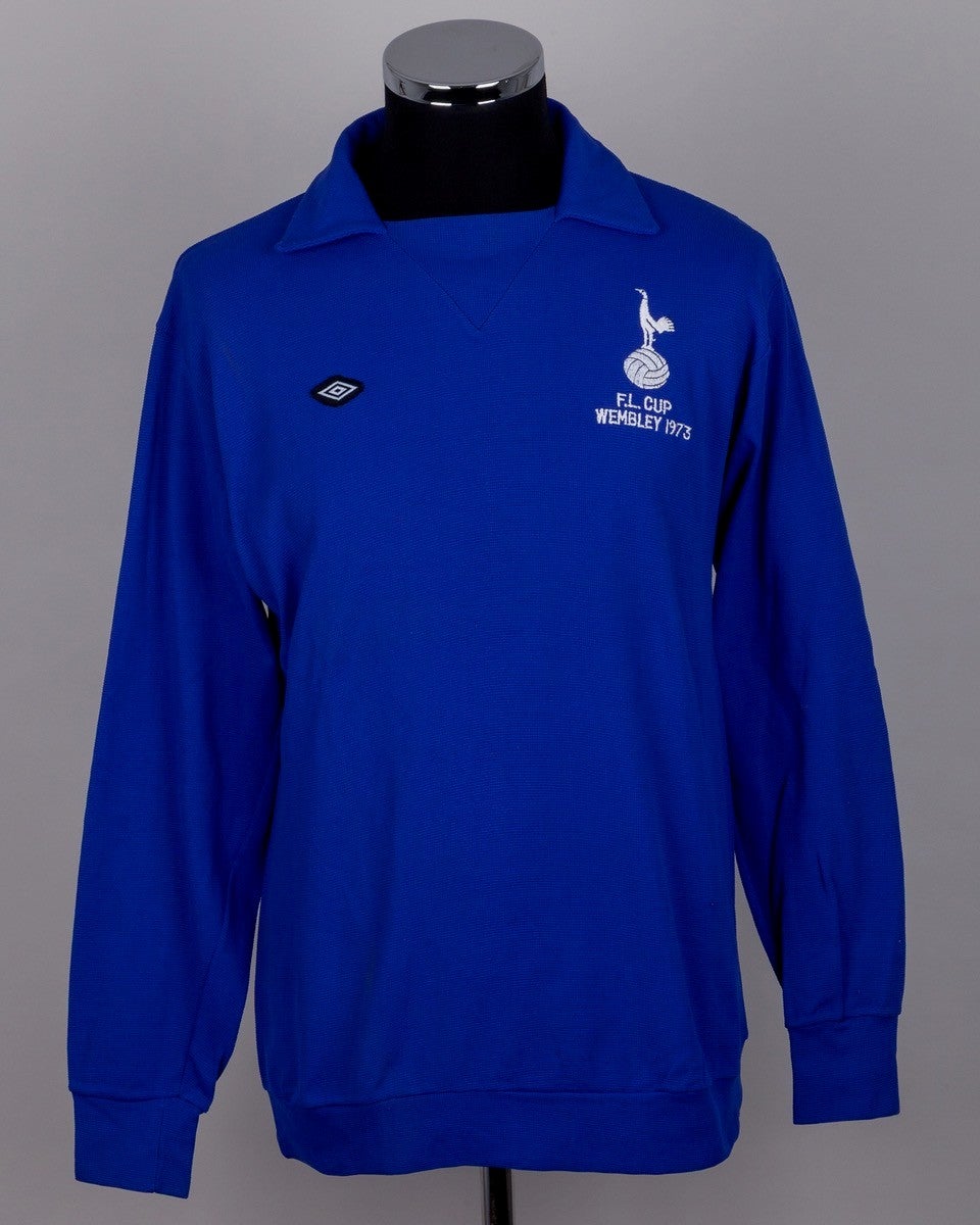 Pat Jennings’ goalkeeper’s shirt worn playing for Tottenham Hotspur against Norwich City in 1973. It sold for £33,480