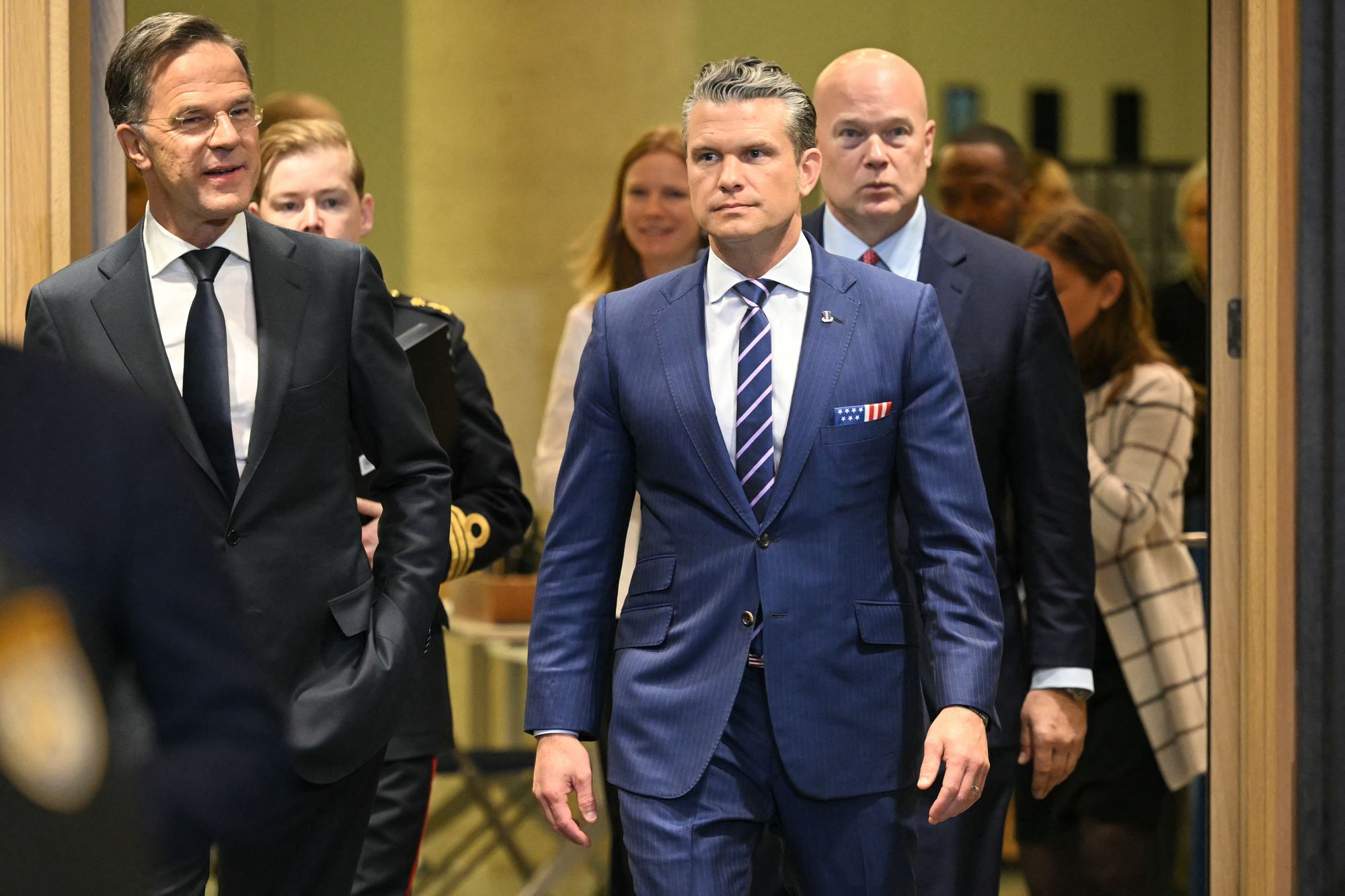 The Secretary of War was in Brussels for a meeting with NATO’s Defense Minister