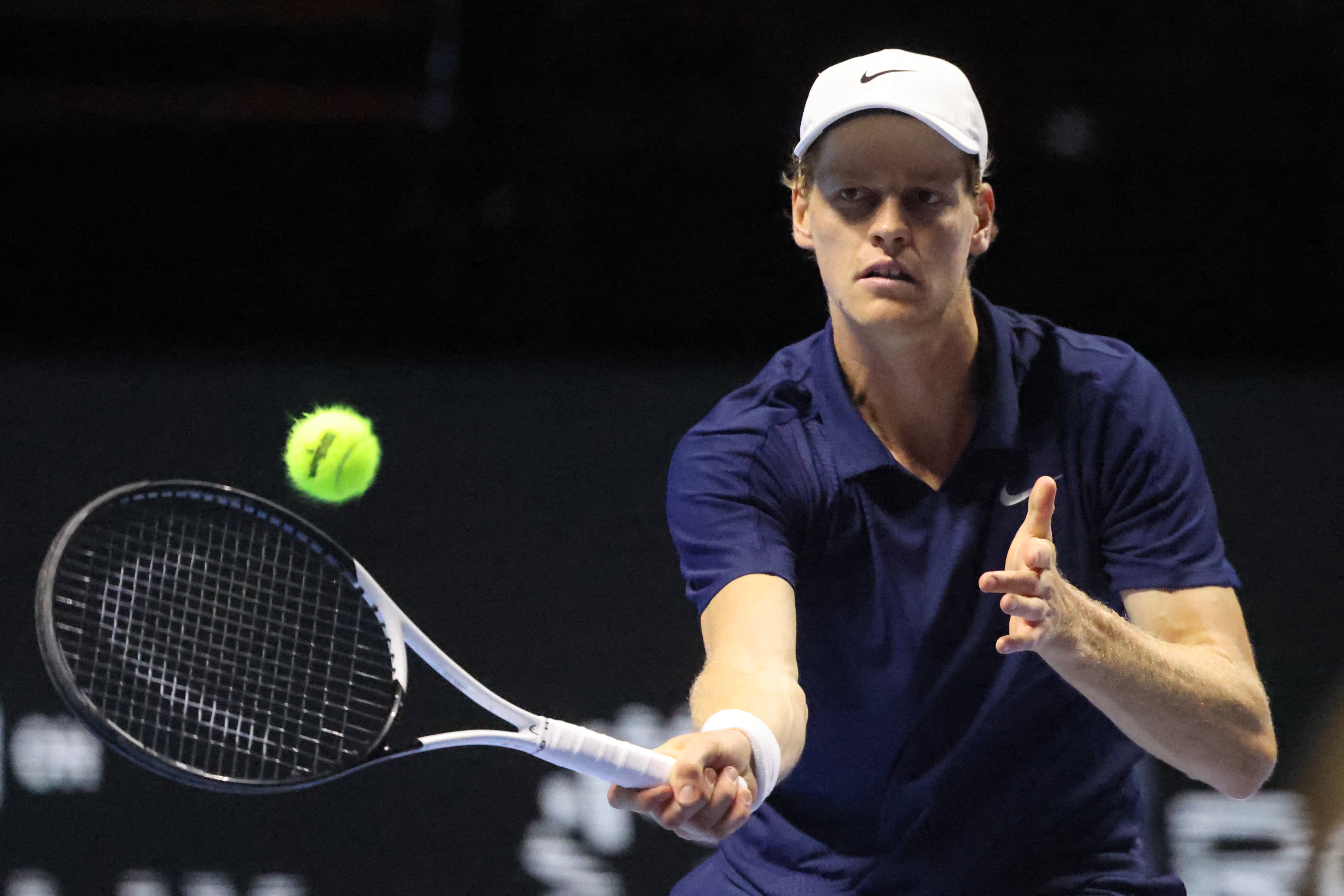 Jannik Sinner said the ‘unusual’ court was very ‘bouncy’