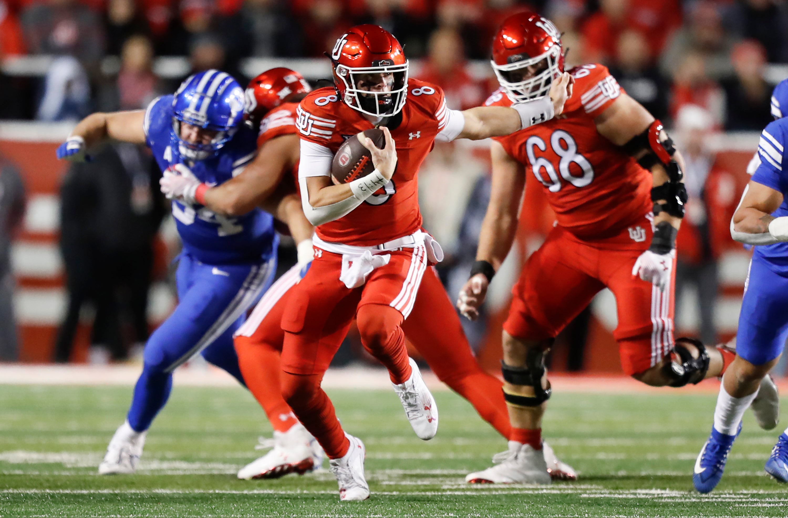 The annual game between the Utes and the BYU Cougars is due to take place Saturday and is known to be one of the many historically fierce rivalries in college football – having run for over 100 years