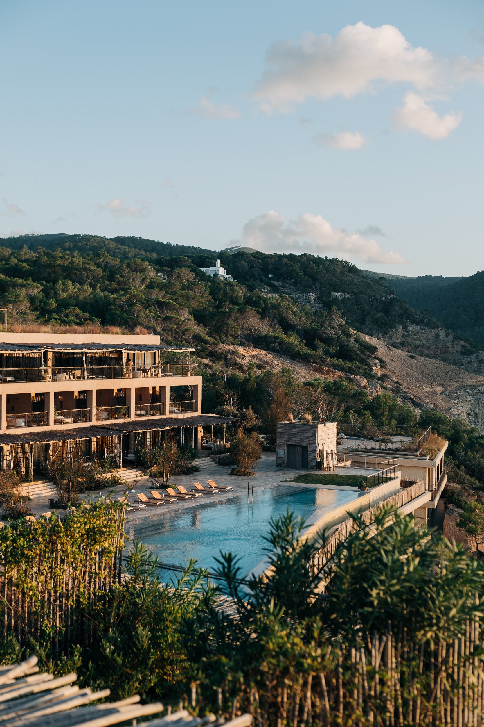 The pool view at the hotel