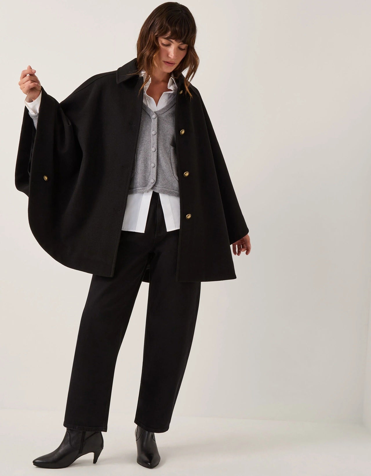 Monsoon Ciara Cape Coat, £130