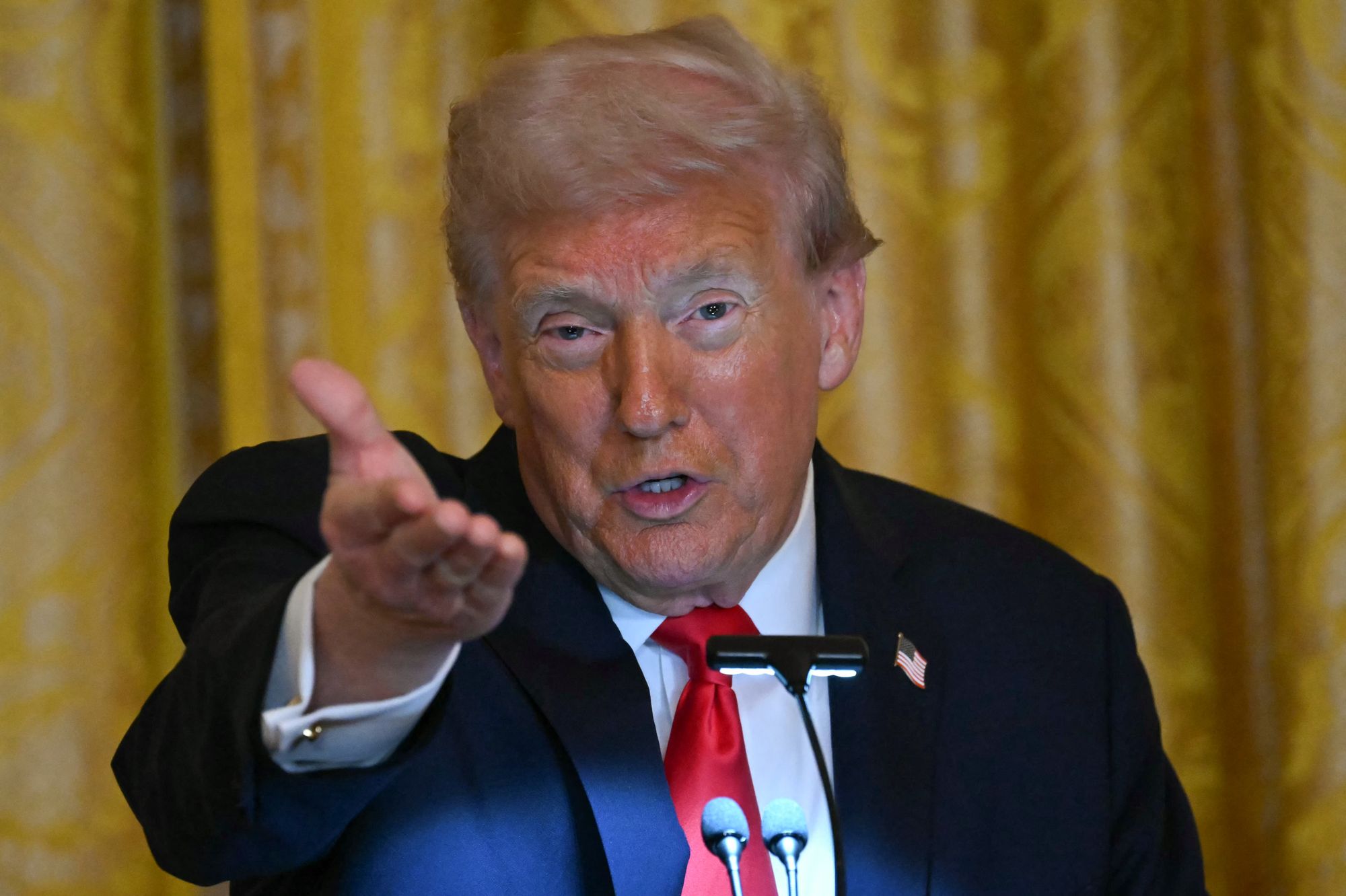 President Donald Trump hosted a dinner to support his $250M White House ballroom construction Wednesday as thousands of federal workers go unpaid amid the government shutdown