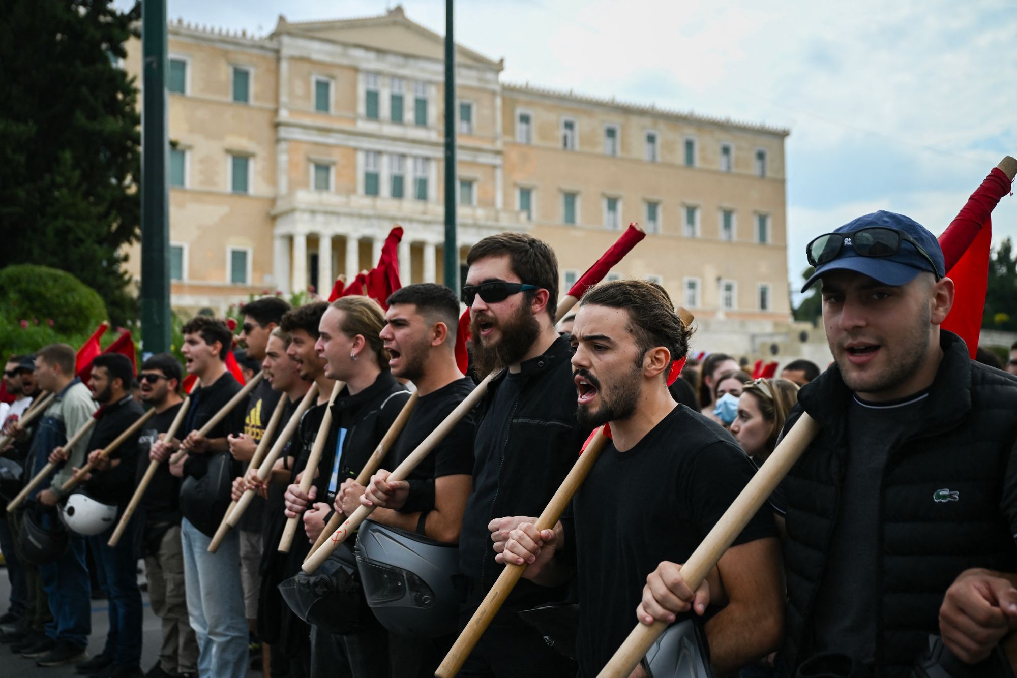 Transport and services in Greece were disrupted due to the protests against the controversial new working law