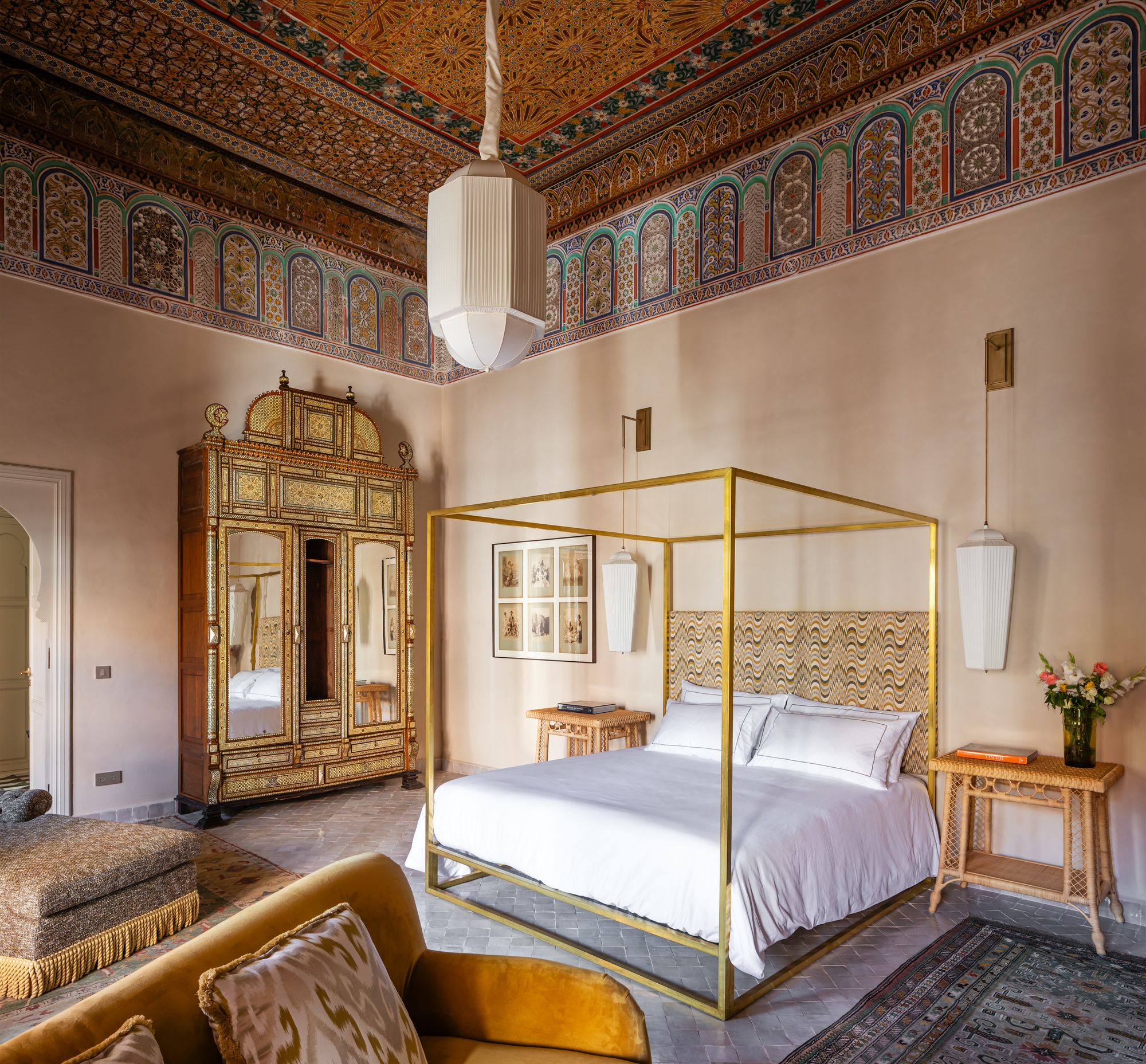 This renovated riad shows off exquisite craftsmanship