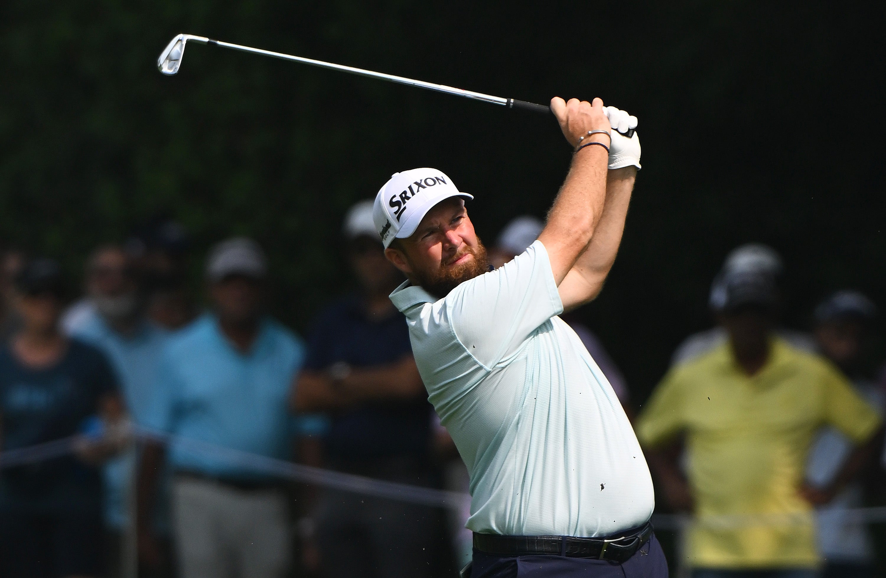 Shane Lowry turned in three under but played the back nine in level par