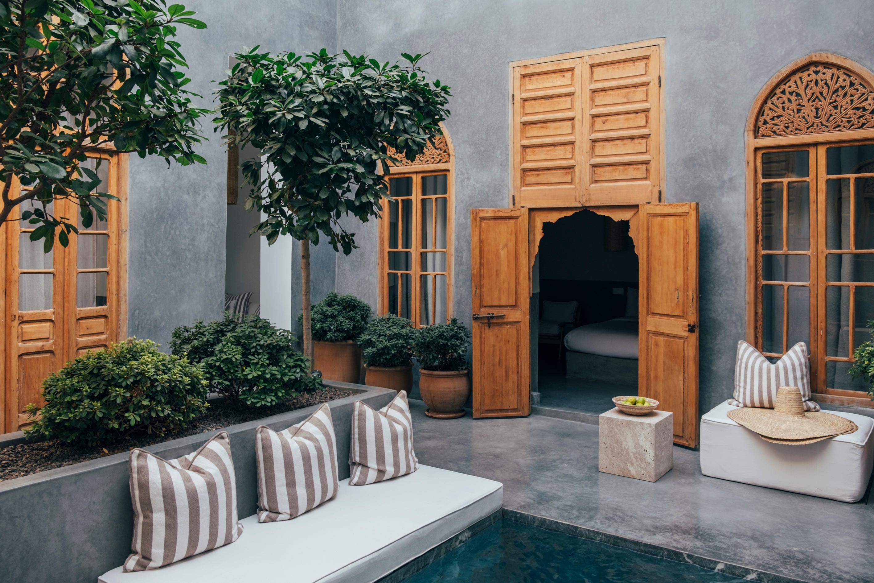 <p>Riads provide an oasis of calm away from Marrakech’s hustle and bustle</p>