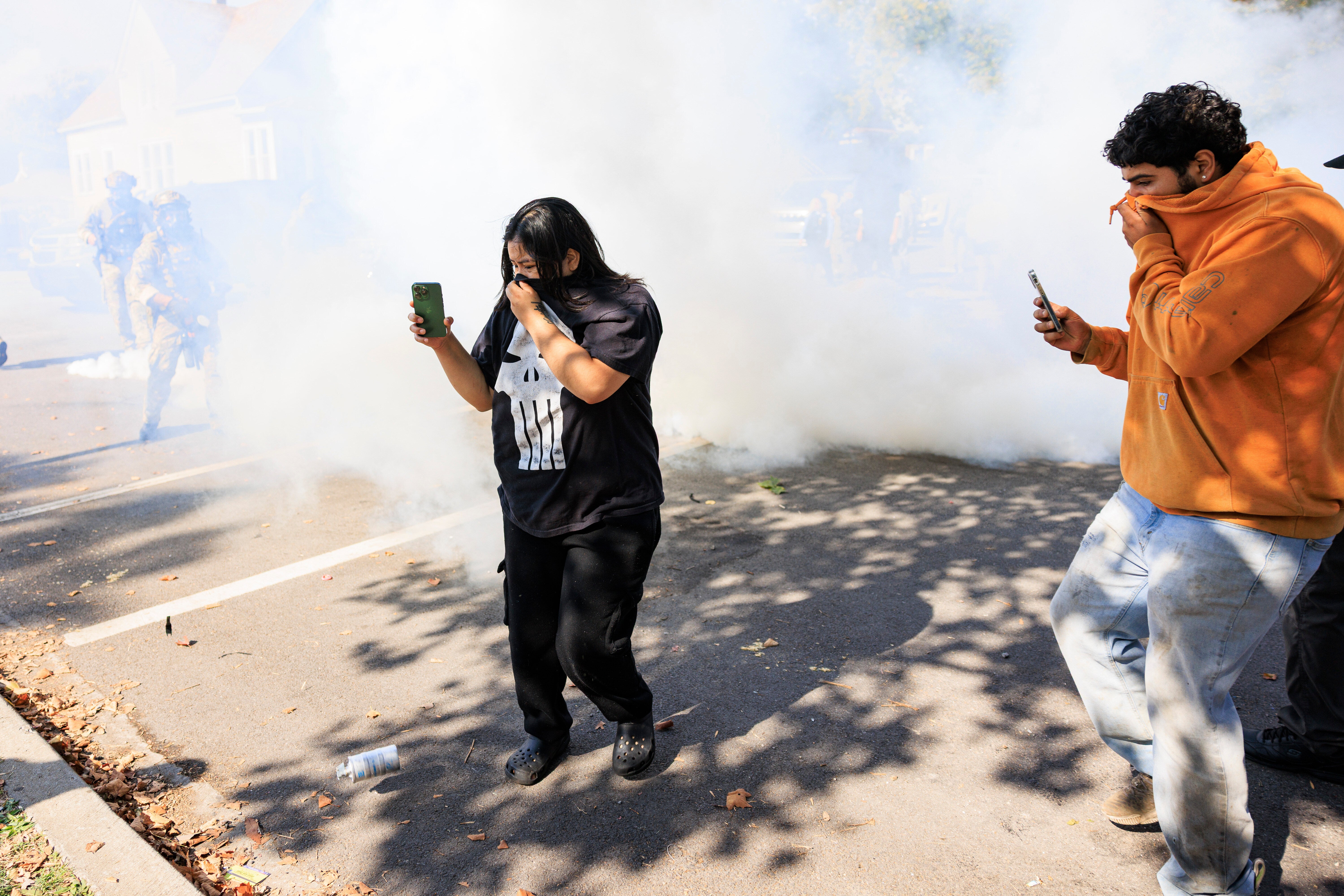 ‘I’m getting images and seeing images on the news, in the paper, reading reports, where at least from what I’m seeing, I’m having serious concerns that my order’s being followed,’ the judge said.