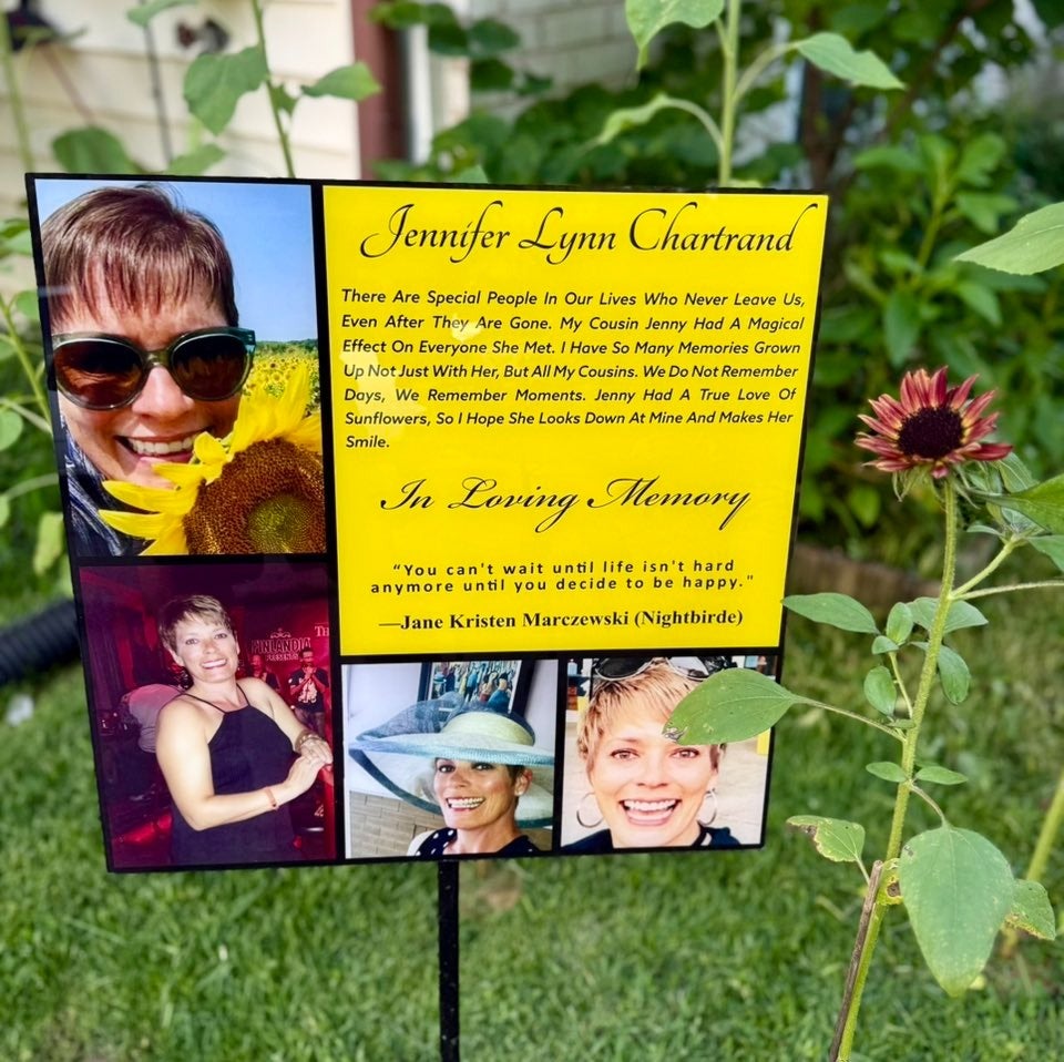 Bank said he started the sunflower garden as a tribute to his cousin who loved the flowers