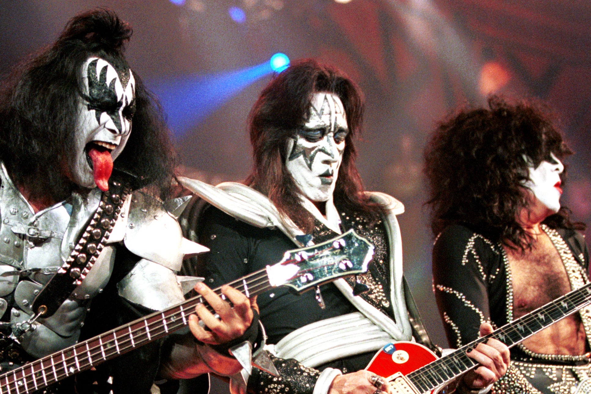 Gene Simmons, Ace Frehley and Paul Stanley founded the flamboyant rock band with drummer Peter Criss in 1973