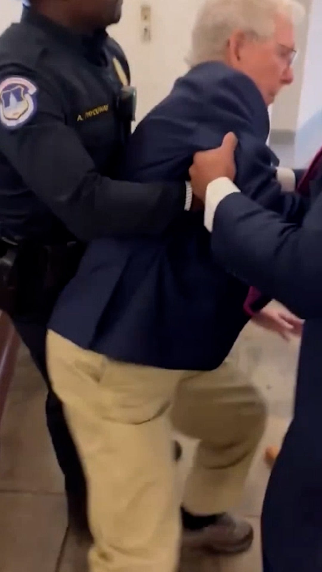 A spokesperson for McConnell told The Independent that the senator is “all good.”