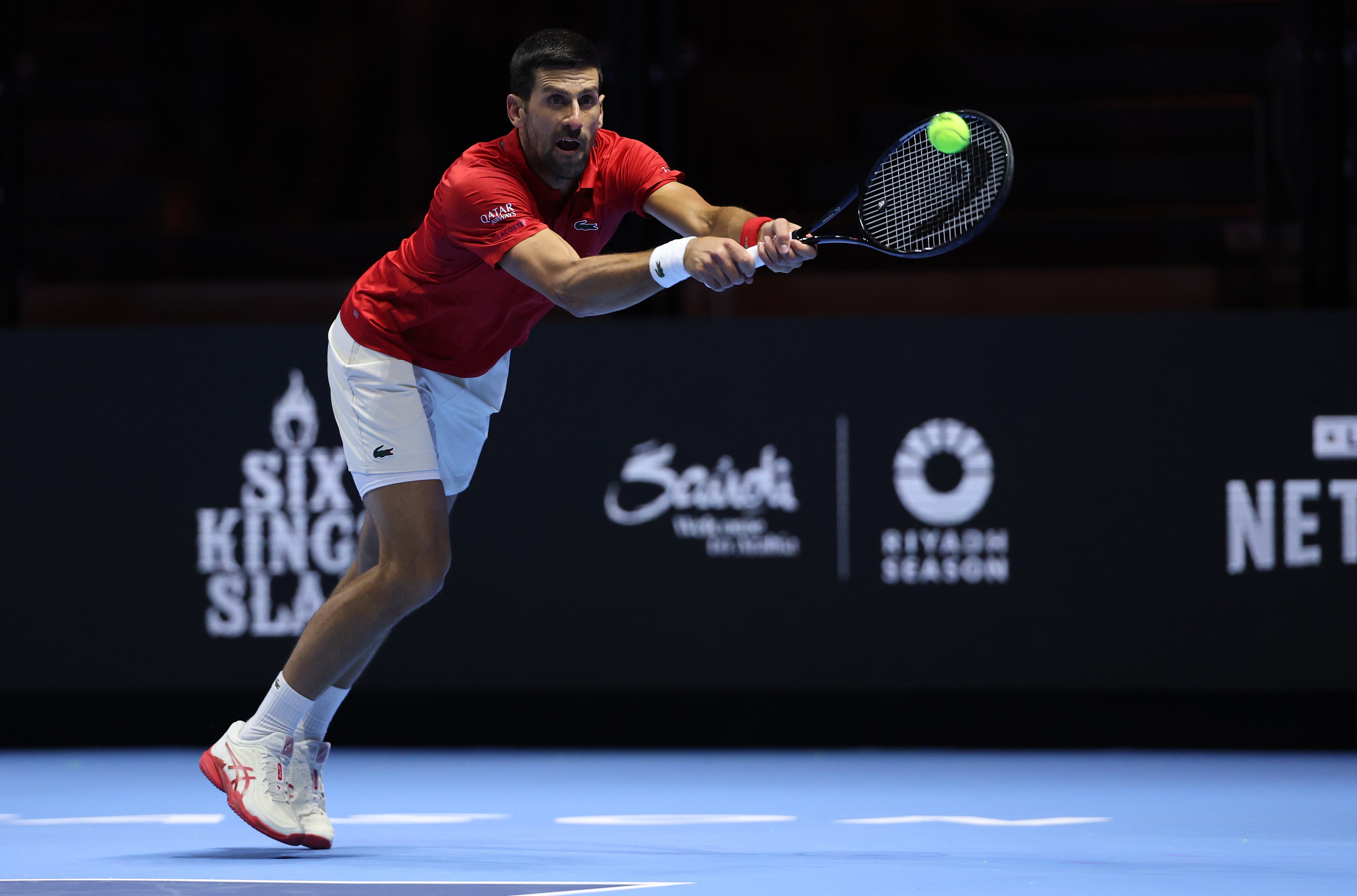 Djokovic said he faced a 'runaway train' in Sinner