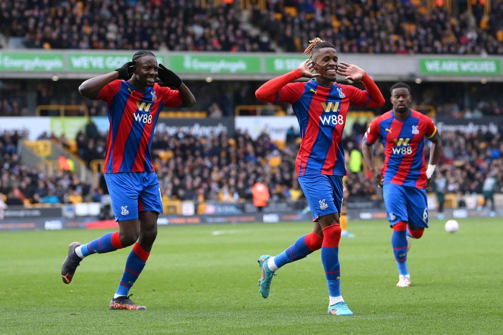Wilfred Zaha and Jean-Philippe Mateta were teammates at Crystal Palace