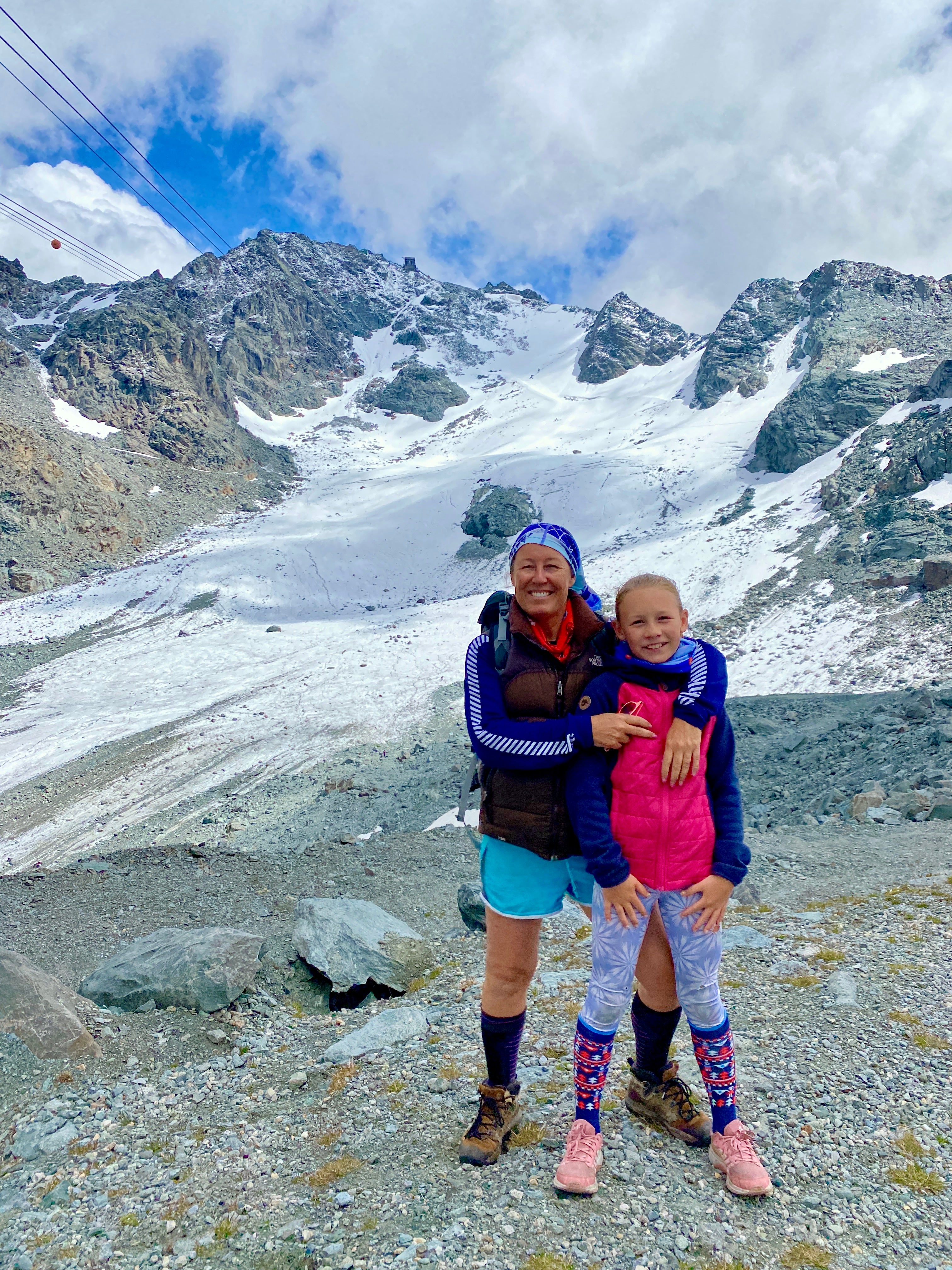 All smiles after completing the Mont 4 Zipline