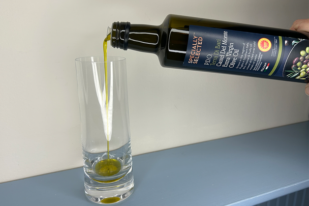 Best supermarket olive oil IndyBest review Aldi Specialty Selected P.D.O Castel Del Monte extra virgin olive oil