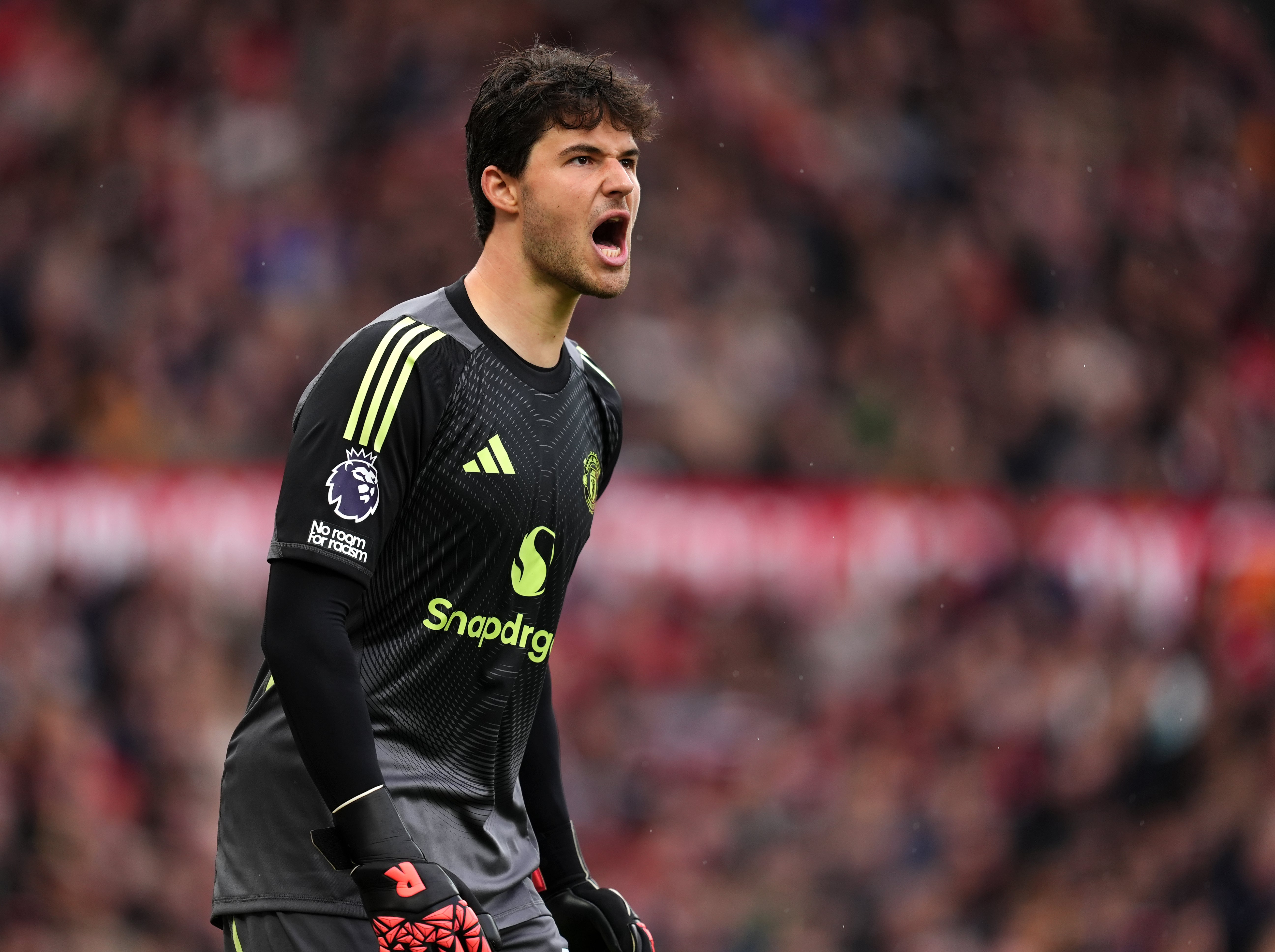 Manchester United goalkeeper Senne Lammens (Martin Rickett/PA)