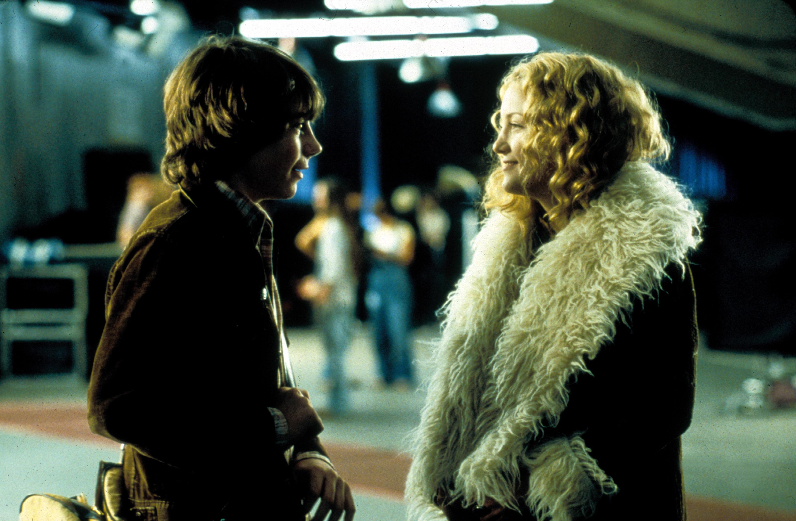 Patrick Fugit, as Crowe’s analogue William Miller, alongside Kate Hudson in ‘Almost Famous’