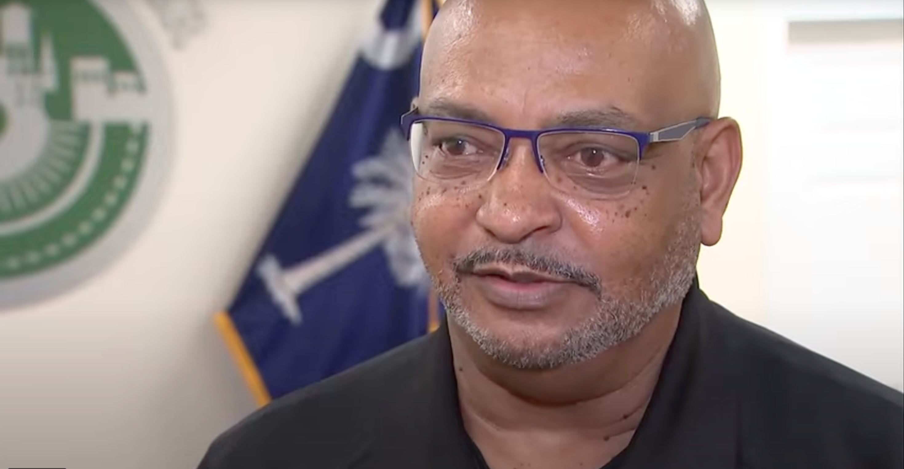 Tracey Reid says that all of his white colleagues were given free food at Chick-fil-A where he was forced to pay