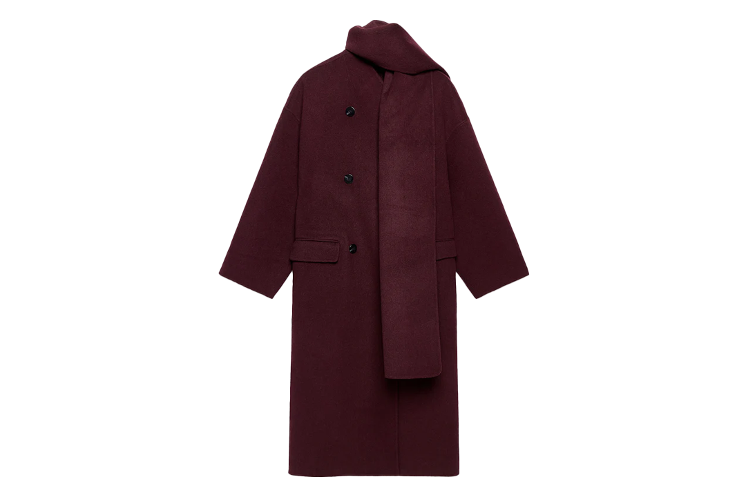 Best womens winter coat Indybest review Mint Velvet long scarf coat