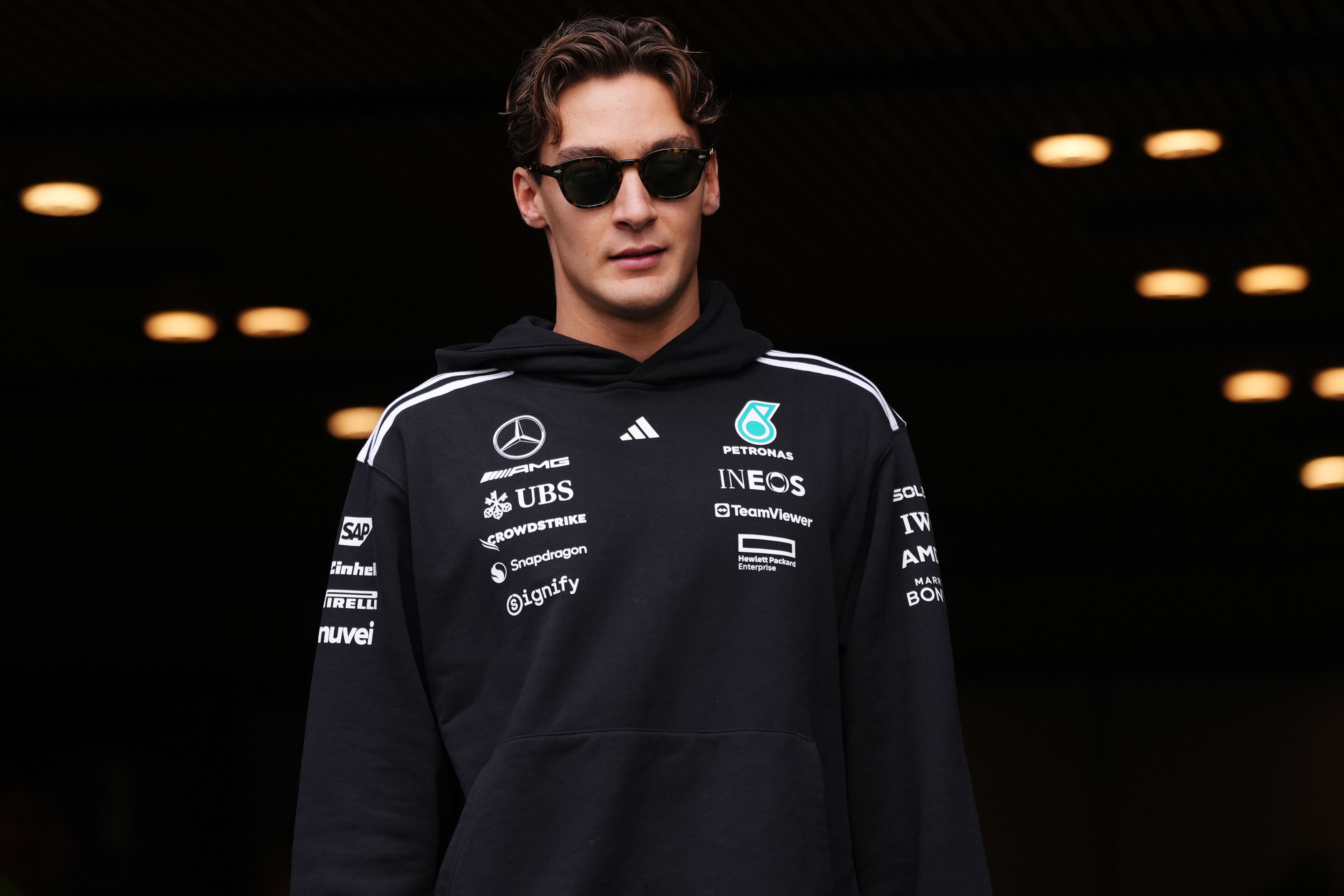 George Russell feels McLaren should not implement team orders on Sunday (Bradley Collyer/PA)