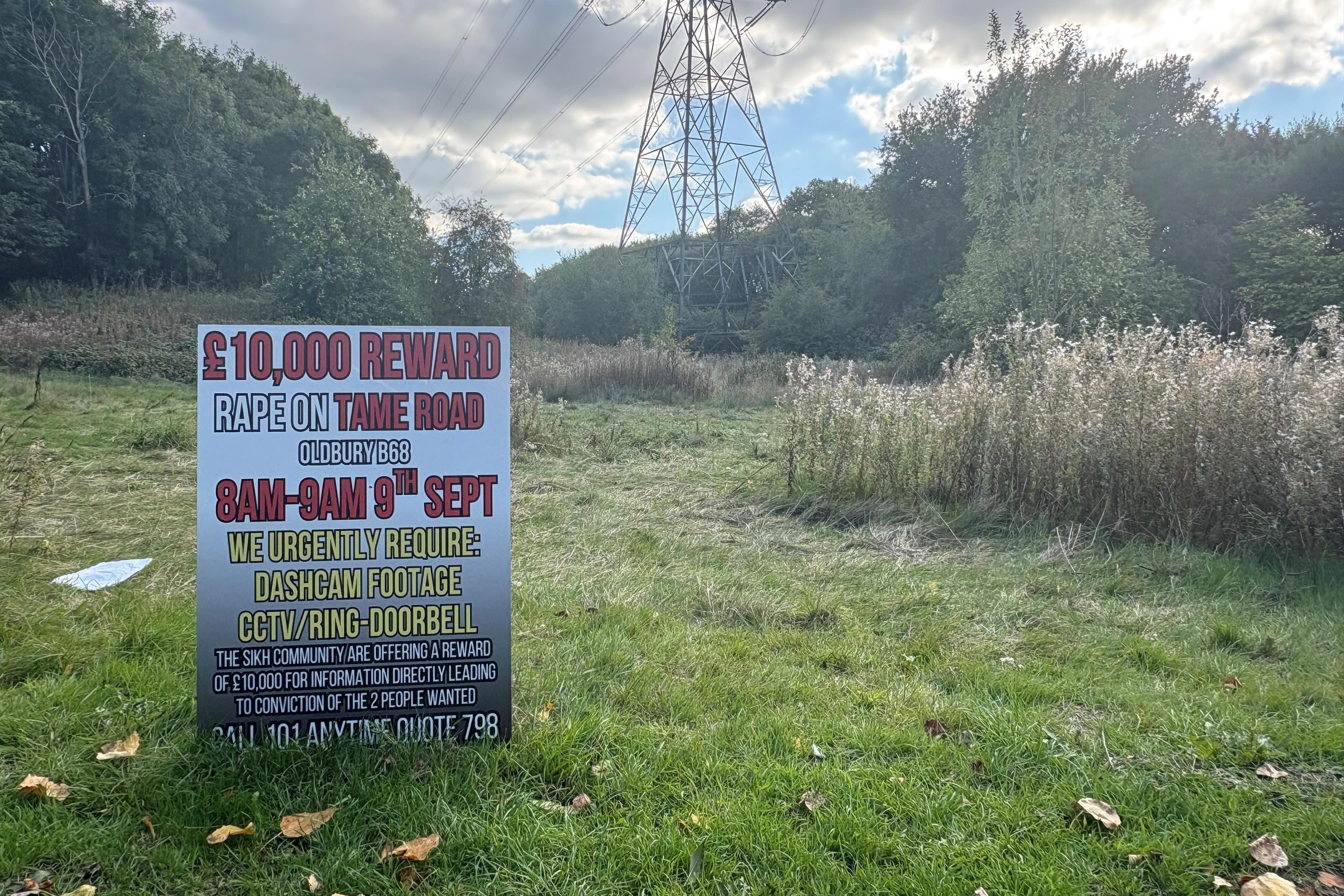 The attack on a Sikh woman in Oldbury led to protests and vigils involving members of the local community (PA)