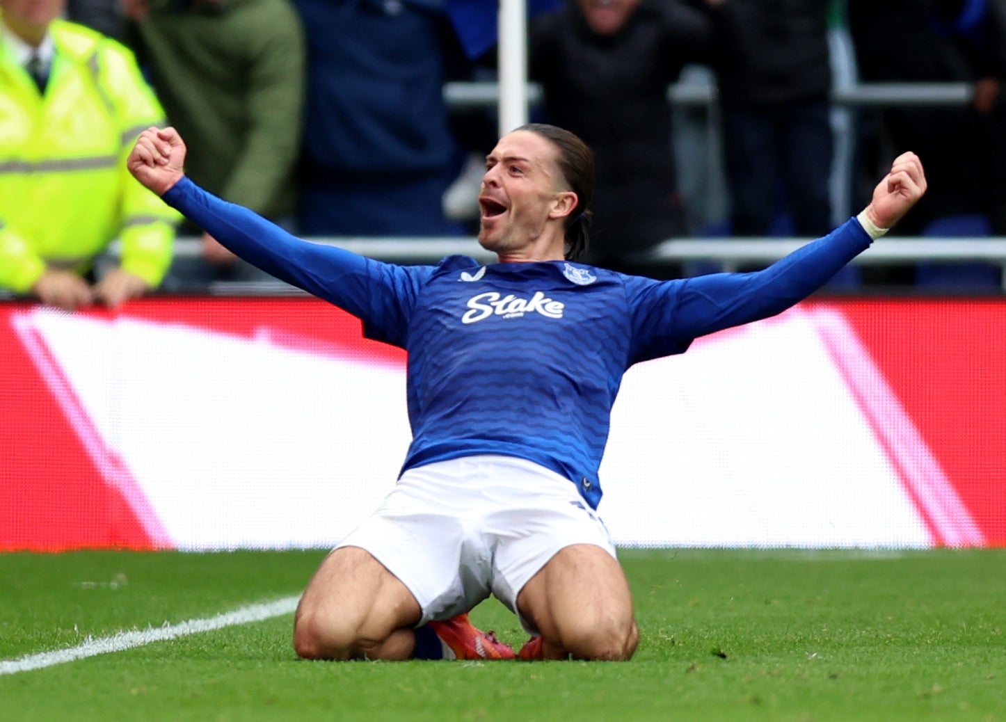 Jack Grealish had made a big impact at Everton