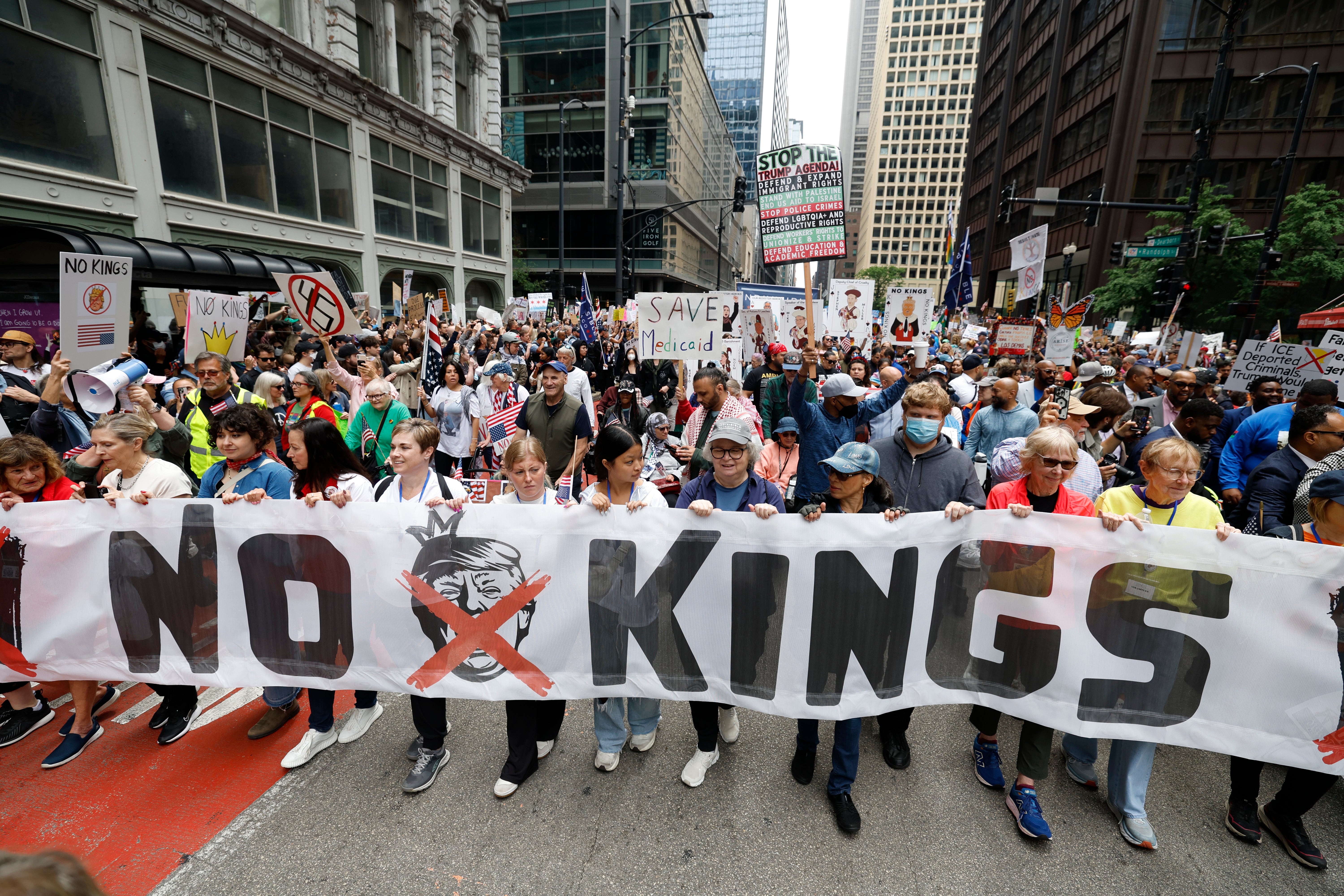 President Donald Trump has insisted he’s not a king, as thousands of ‘No Kings’ protests are set to take place across the country Saturday