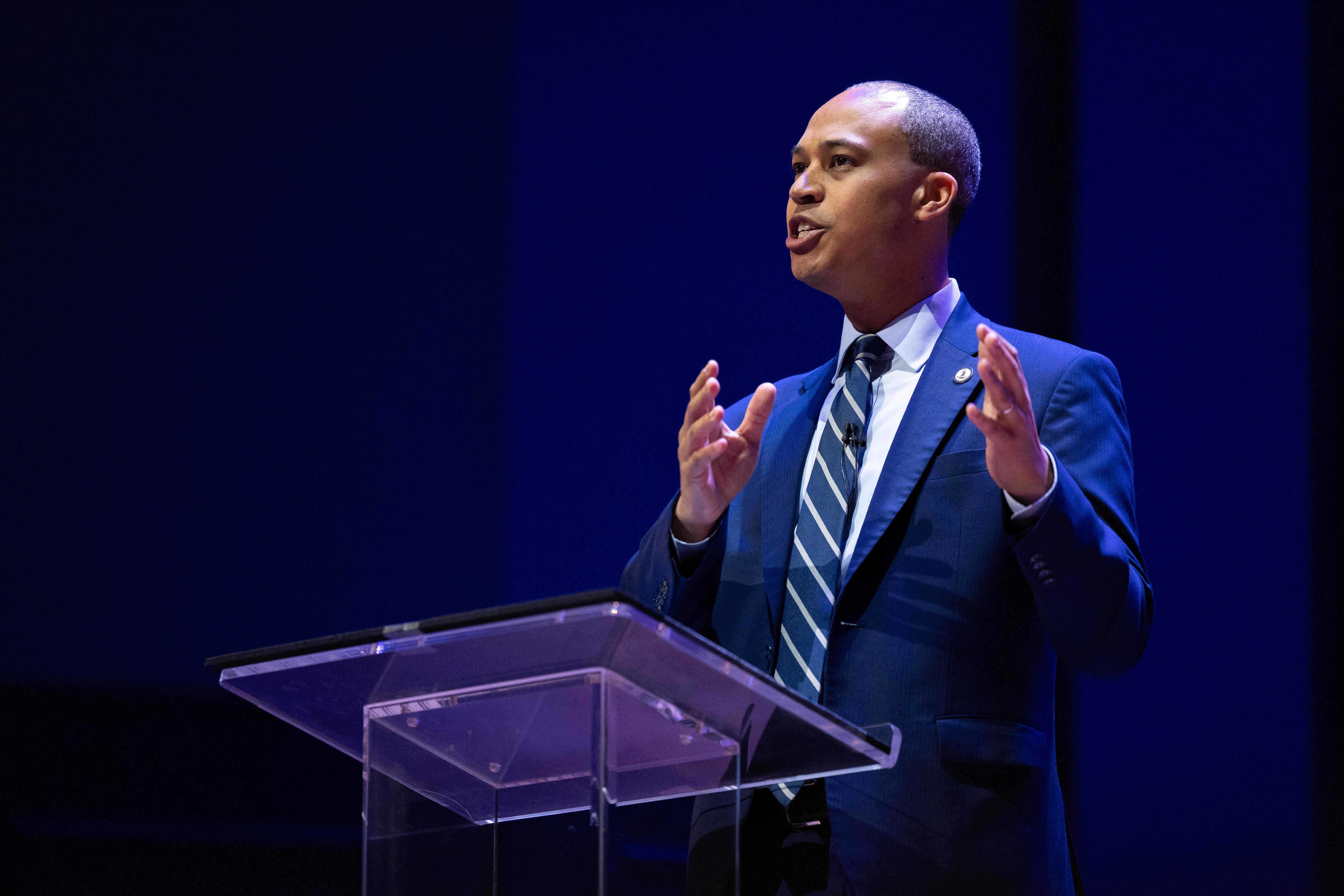 Virginia attorney general candidate Jay Jones used Thursday’s debate to once again apologize for a series of leaked text messages where he made offensive and violent comments about a former Republican colleague